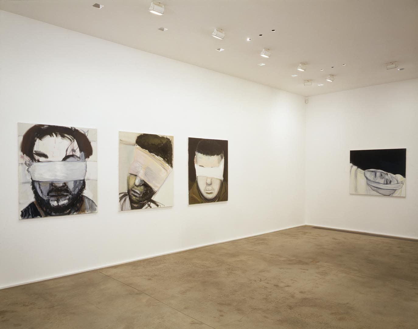 An installation view of the exhibition Marlene Dumas: Selected Works, at David Zwirner New York, dated 2005.