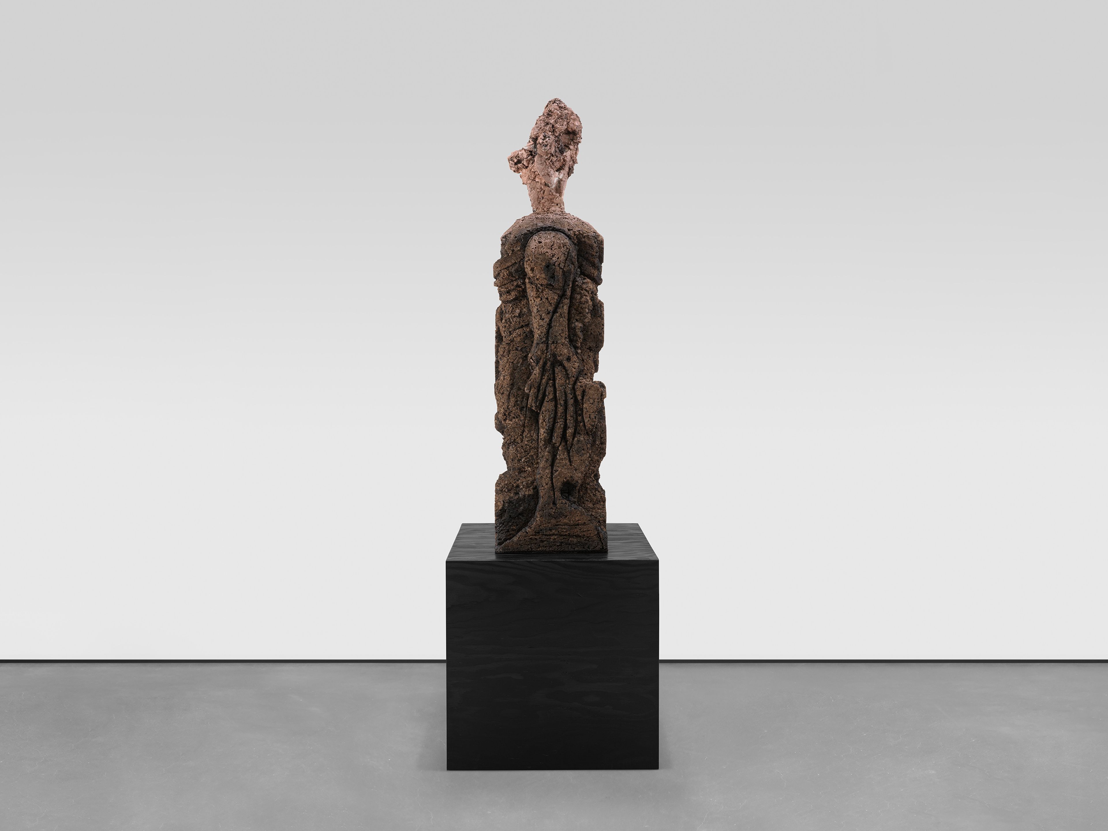 A sculpture by Huma Bhabha, titled Answer Nothing, dated 2025.