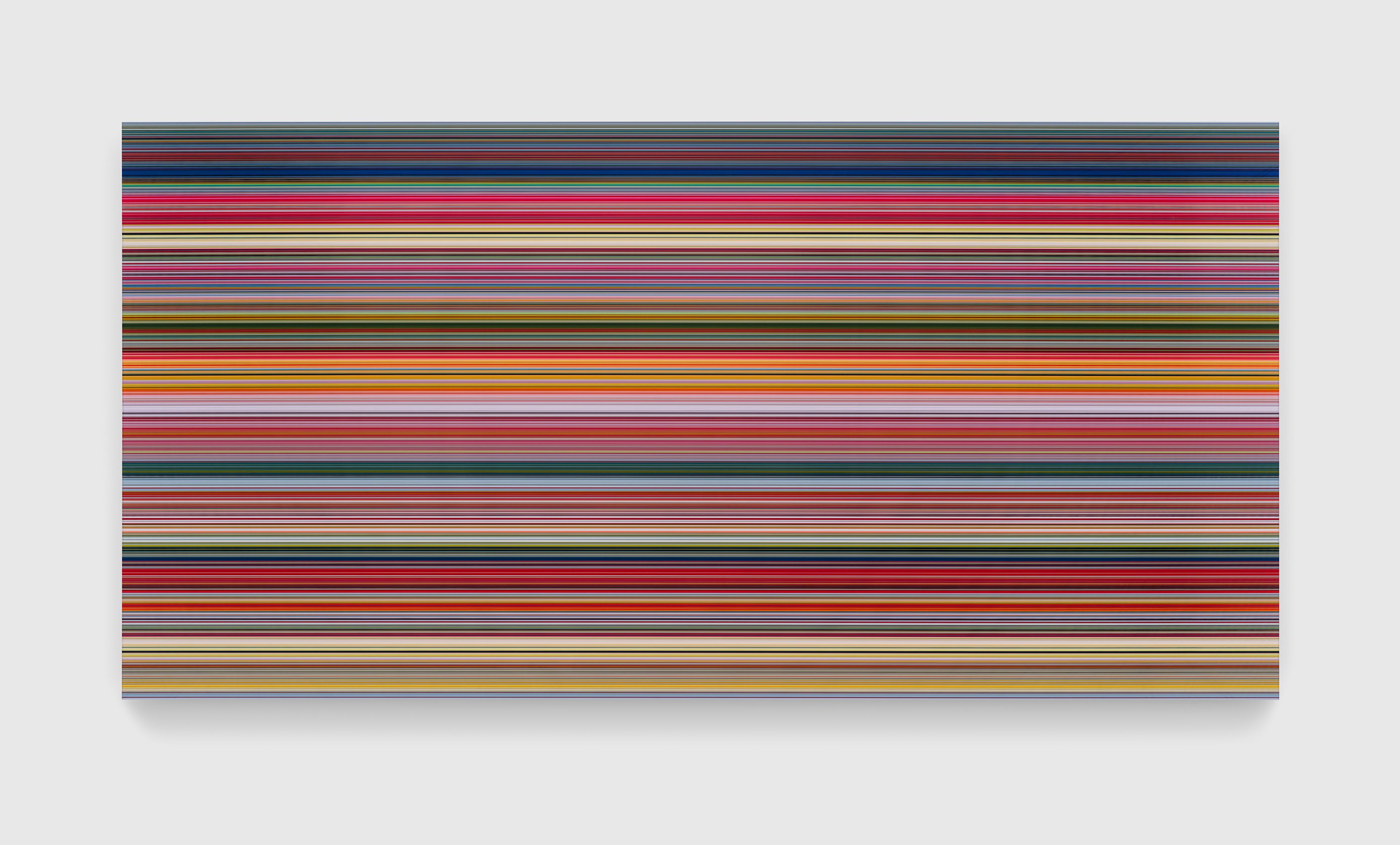 A painting by Gerhard Richter, titled Strip (Strip), dated 2024.