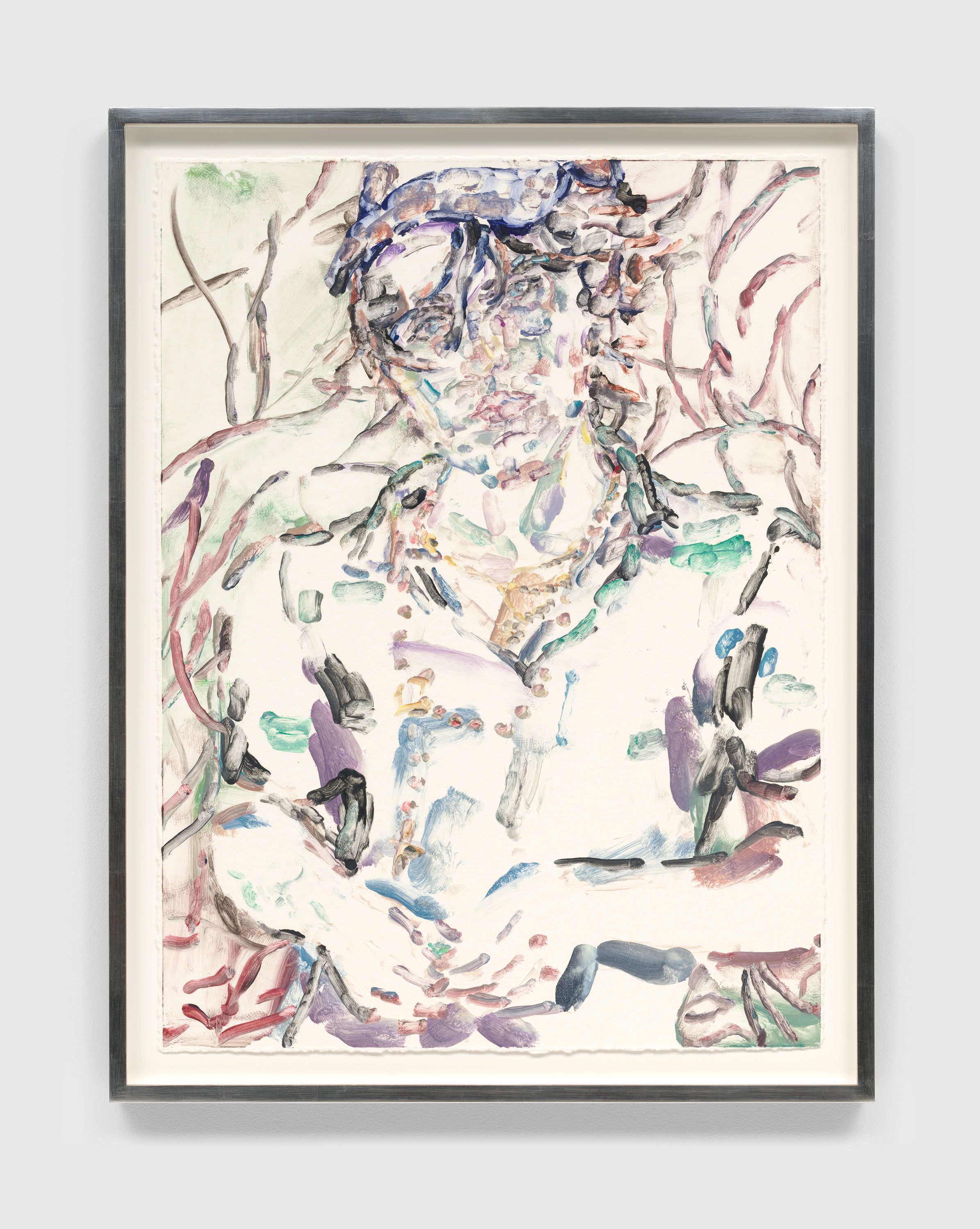 A mixed media artwork by Elizabeth Peyton, titled Elias 2, dated 2021.