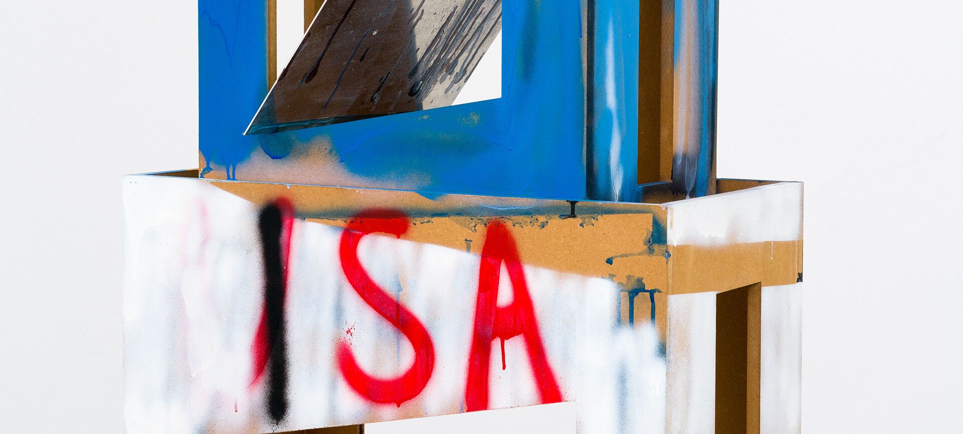A detail from an artwork by Isa Genzken, called Untitled, dated 2018.