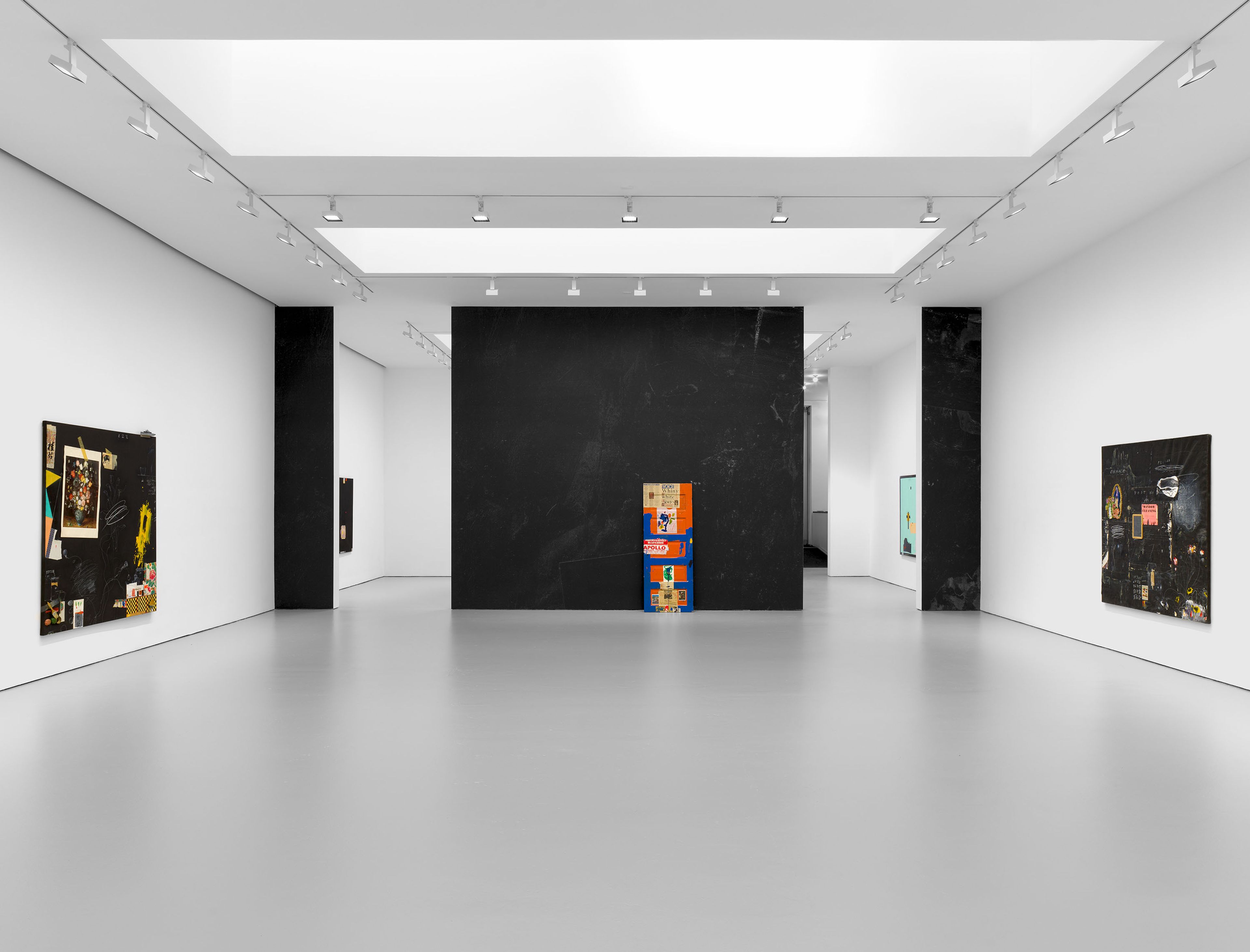 An Installation view, Raymond Saunders: Post No Bills, David Zwirner, New York, dated 2024 