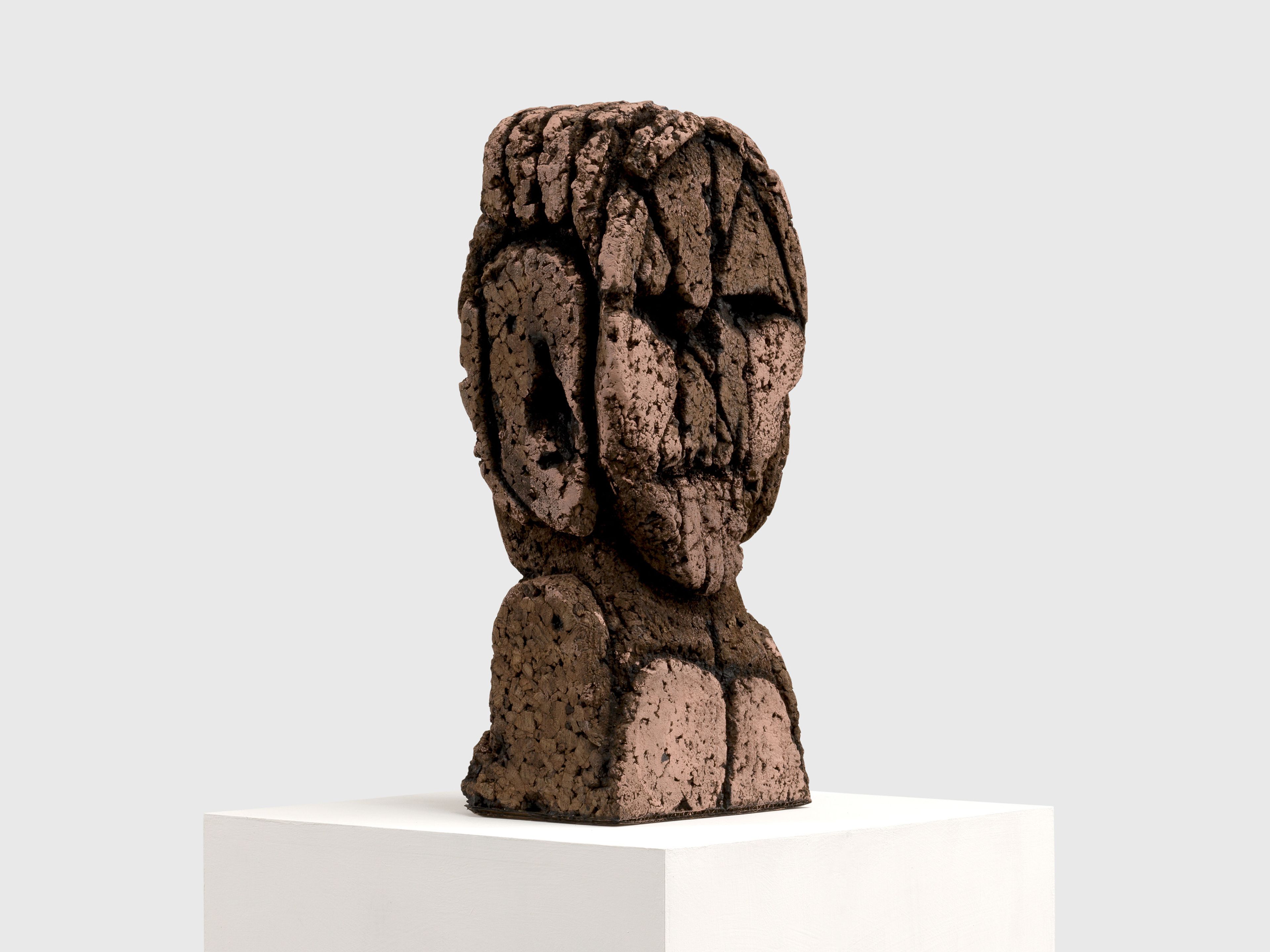 A sculpture by Huma Bhabha, titled Second Breath, dated 2024.