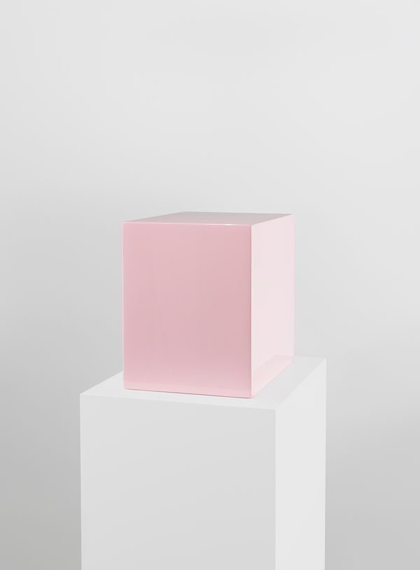 John McCracken — Untitled (Pink Block)