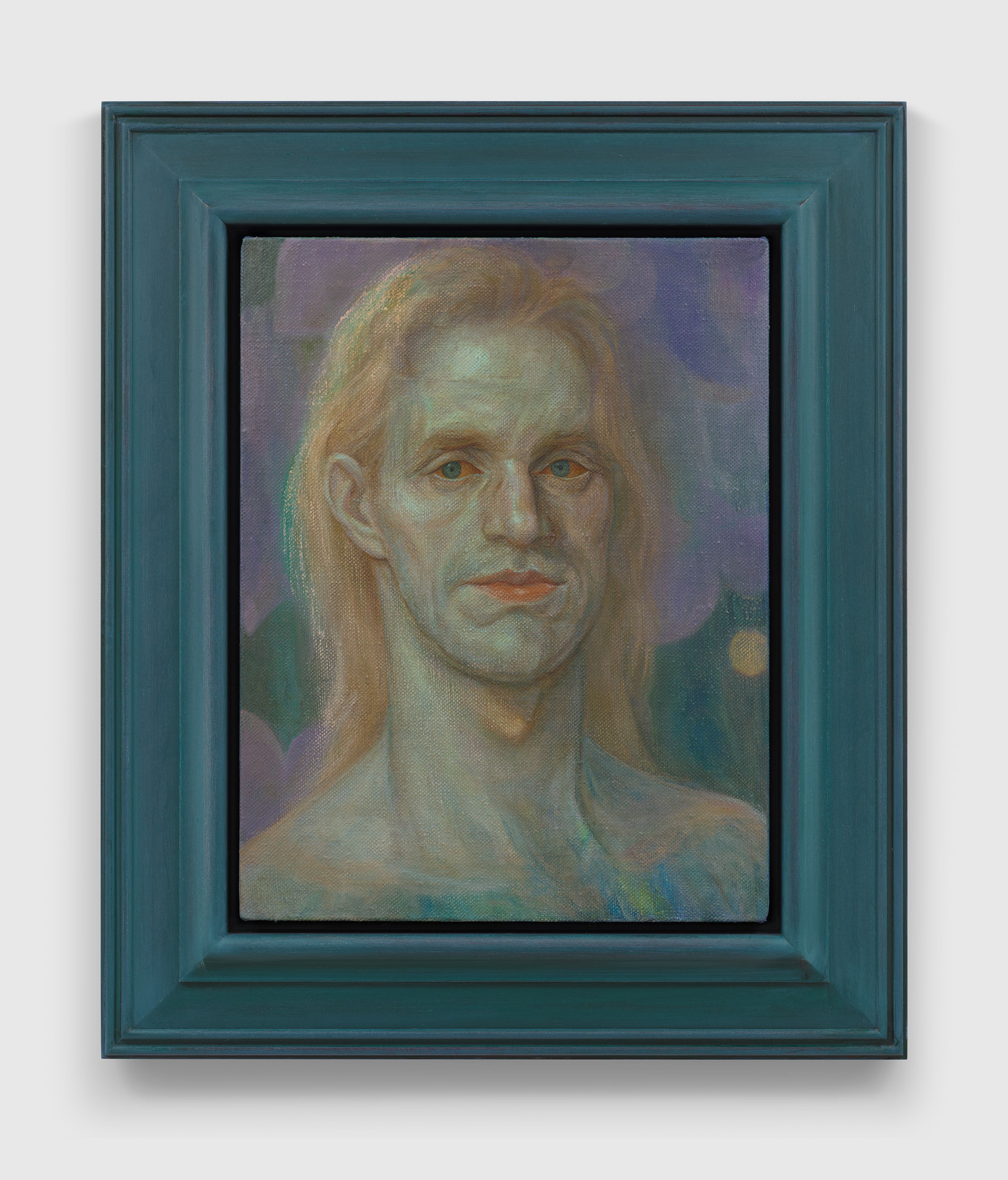 A painting by Steven Shearer, titled Manfred in Character, dated 2022.
