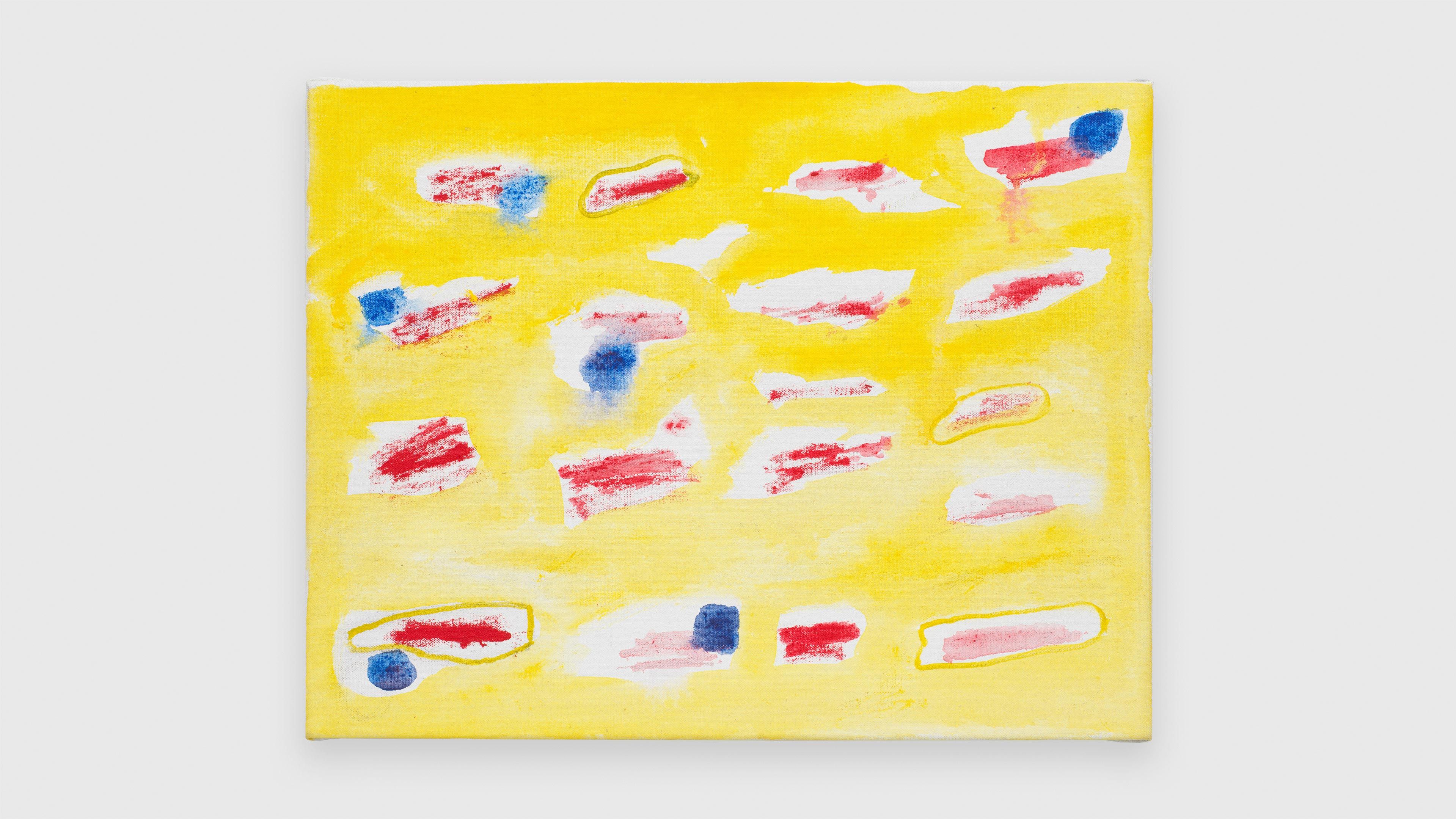 An oil painting on canvas by Raoul De Keyser, titled Airy (Vederlicht), dated 2010.
