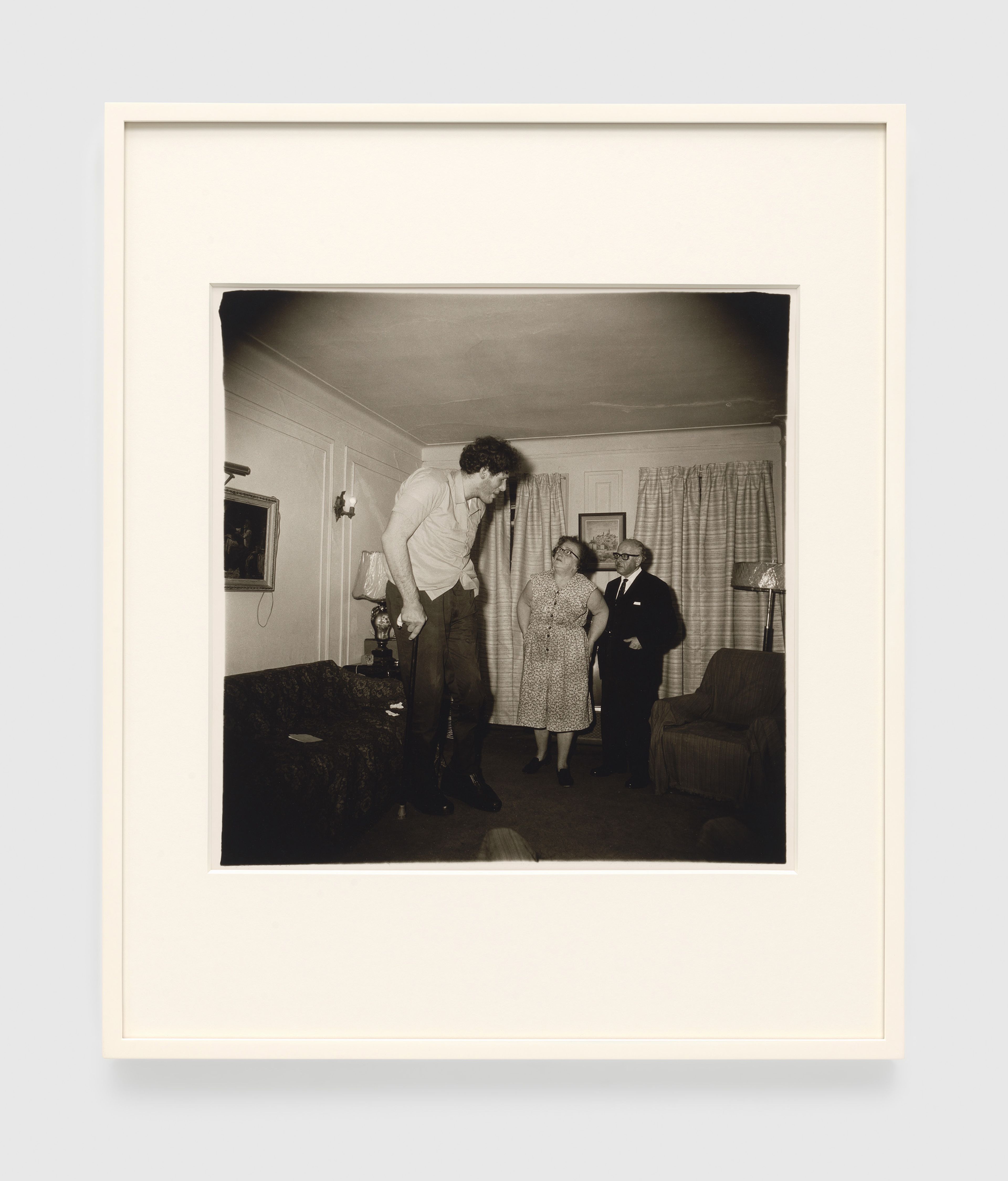 A detail from a set of 10 photographs by Diane Arbus, titled A box of ten photographs, dated 1970.
