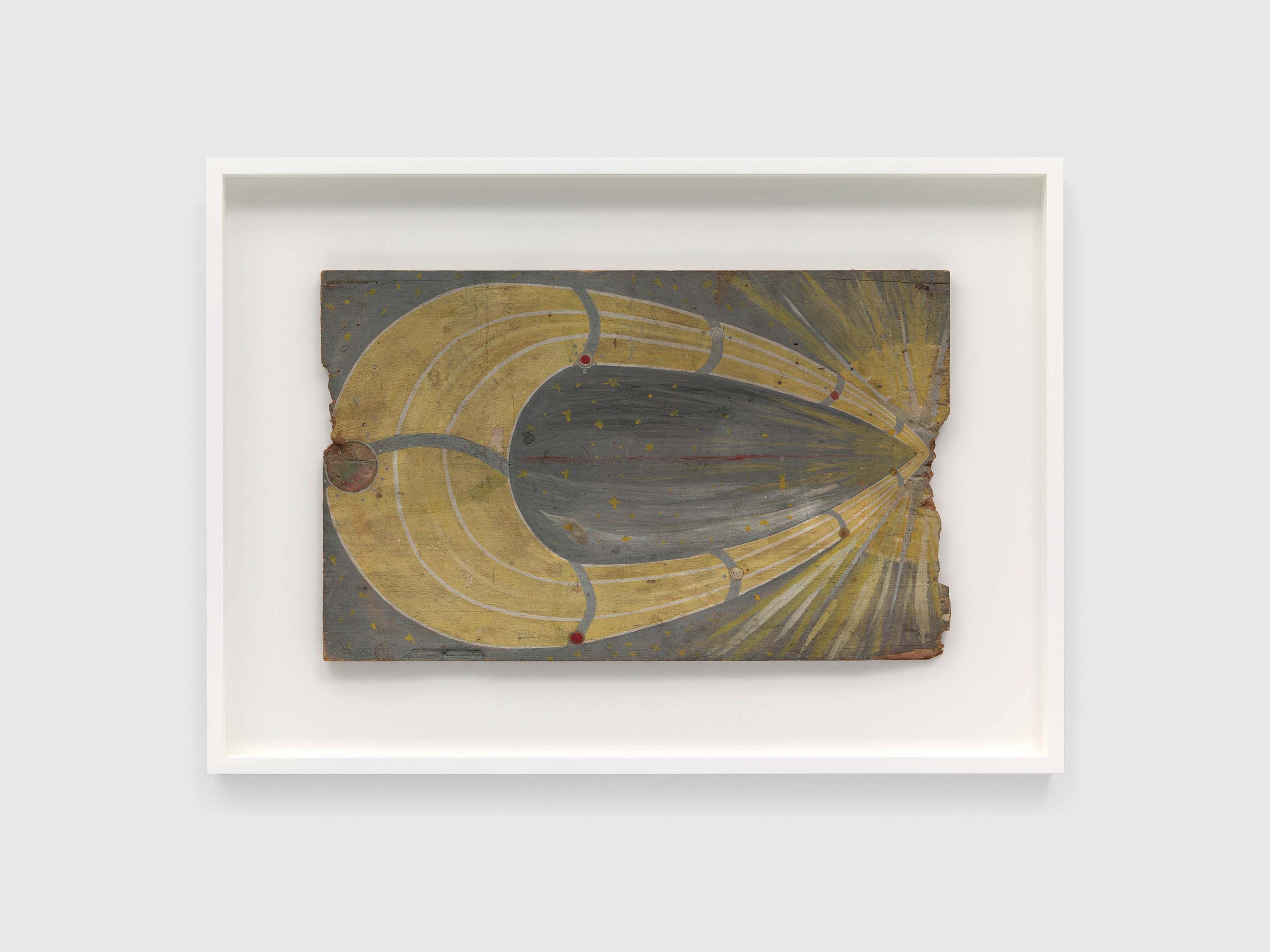 An oil on wood panel artwork by Frank Walter, titled Right Side of The Milky Way Galaxy, n.d.