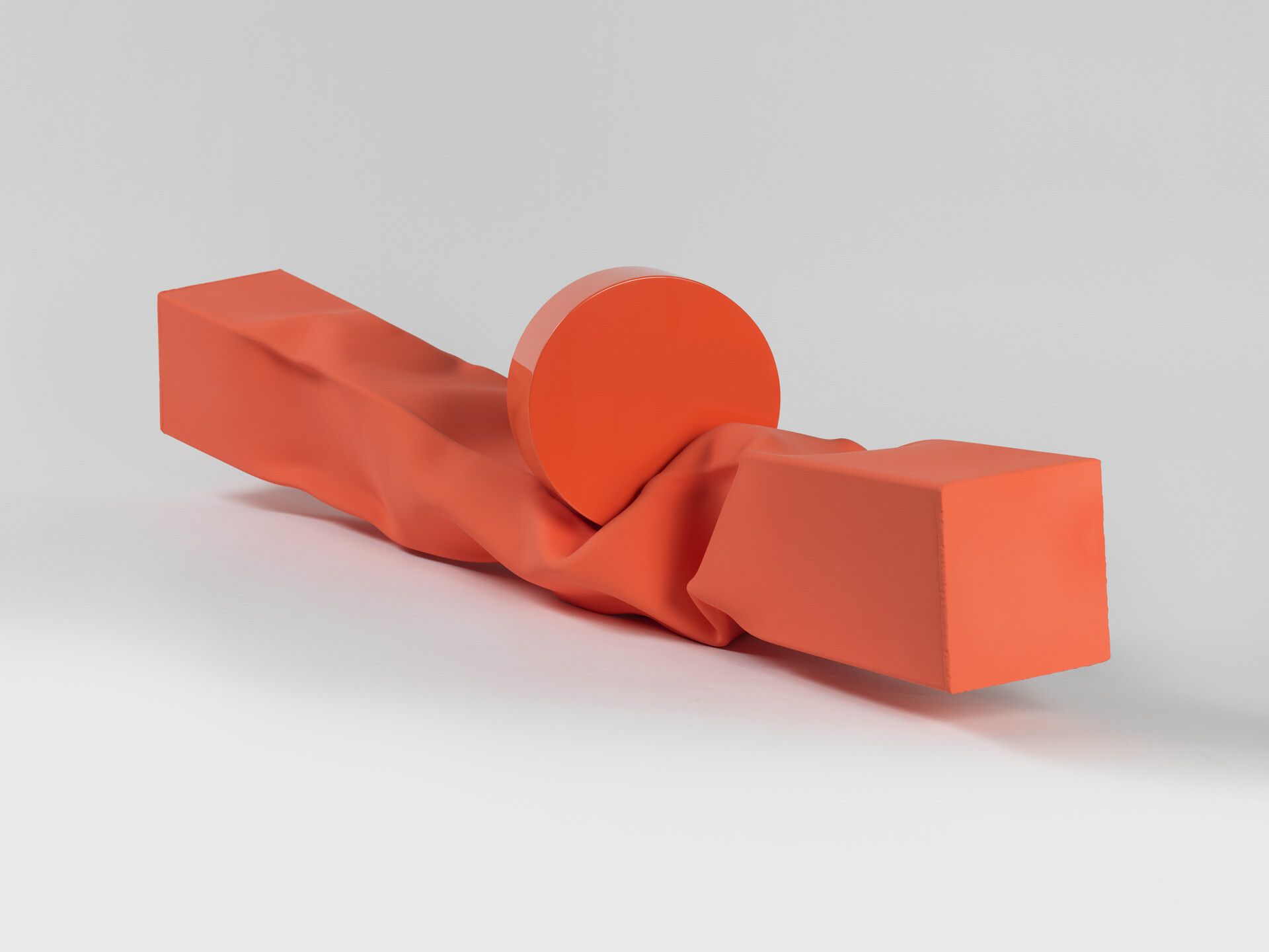 A sculpture by Carol Bove, titled 2019-003, dated 2019