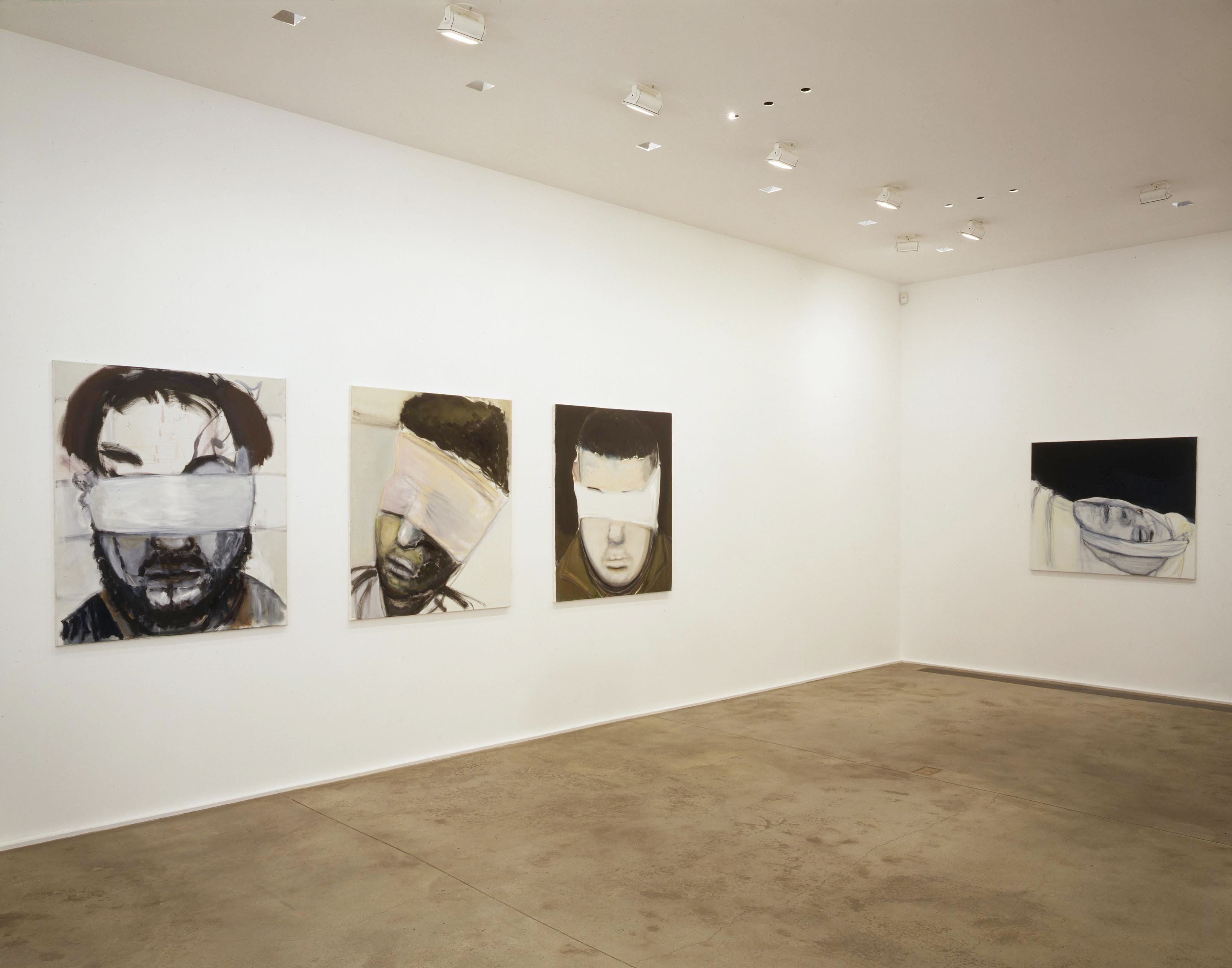 An installation view of the exhibition Marlene Dumas: Selected Works, at David Zwirner New York, dated 2005.