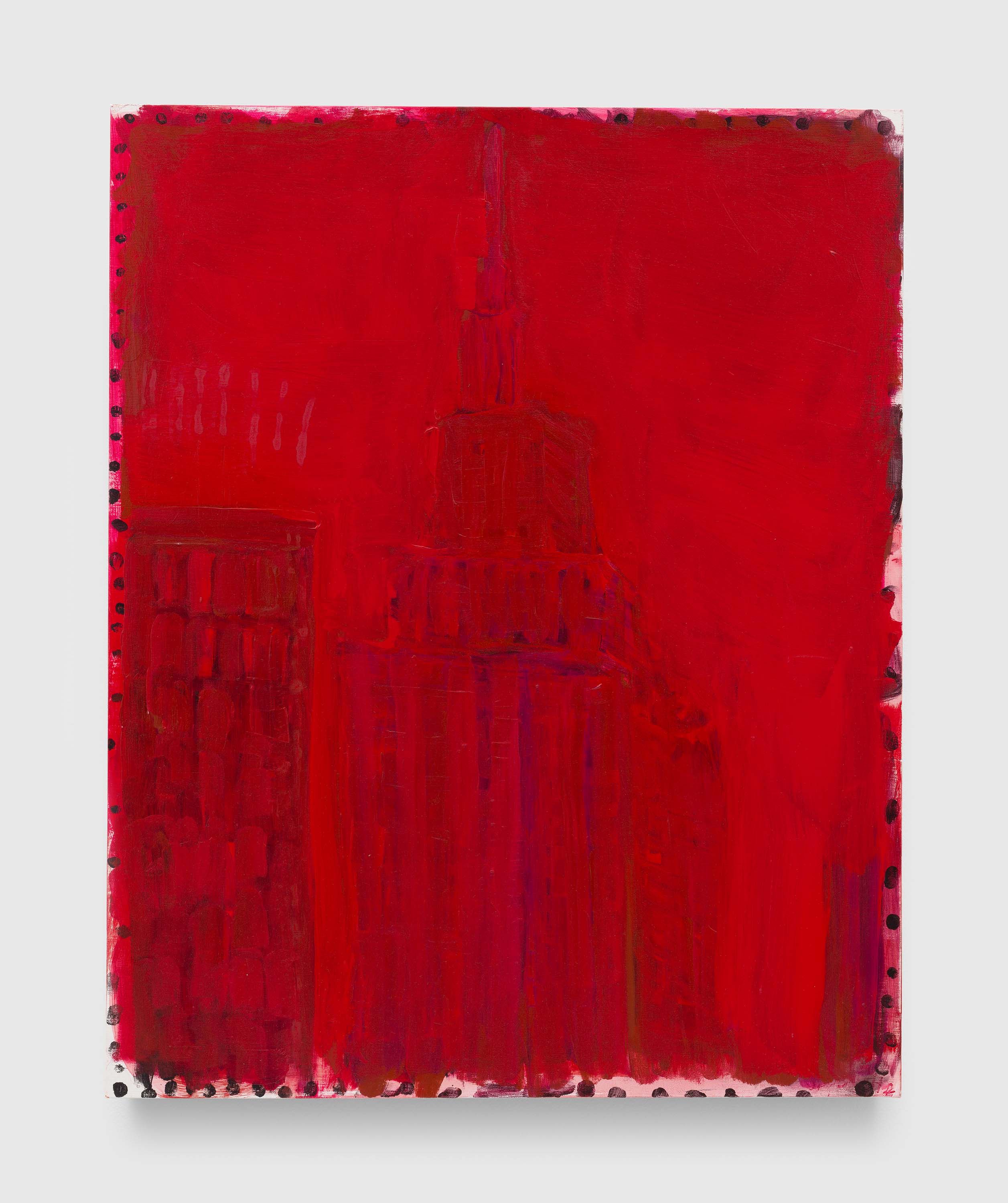 A painting by Josh Smith, titled Grim Reaper, dated 2023.