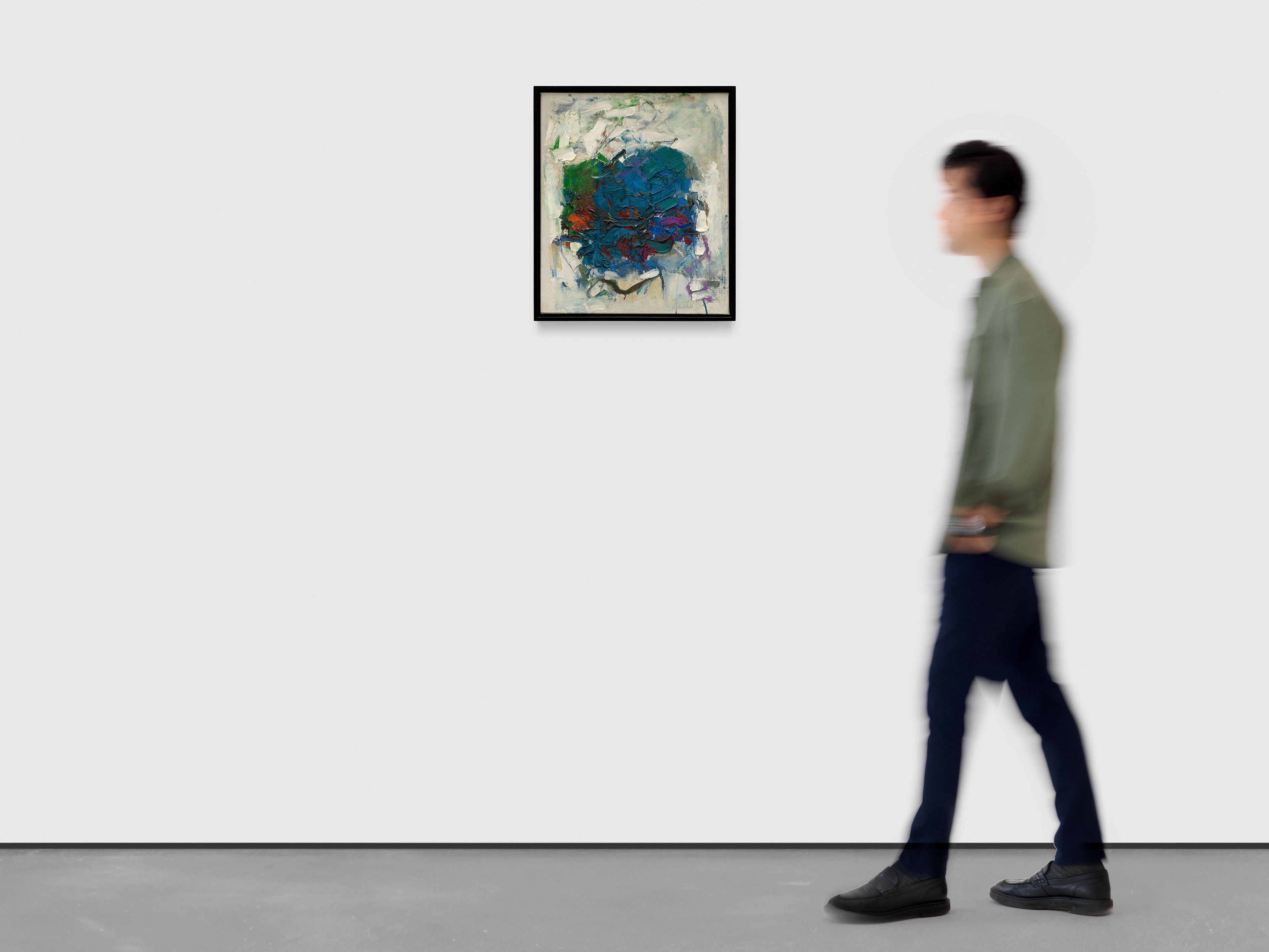 A painting by Joan Mitchell, titled Metro, dated circa 1965.