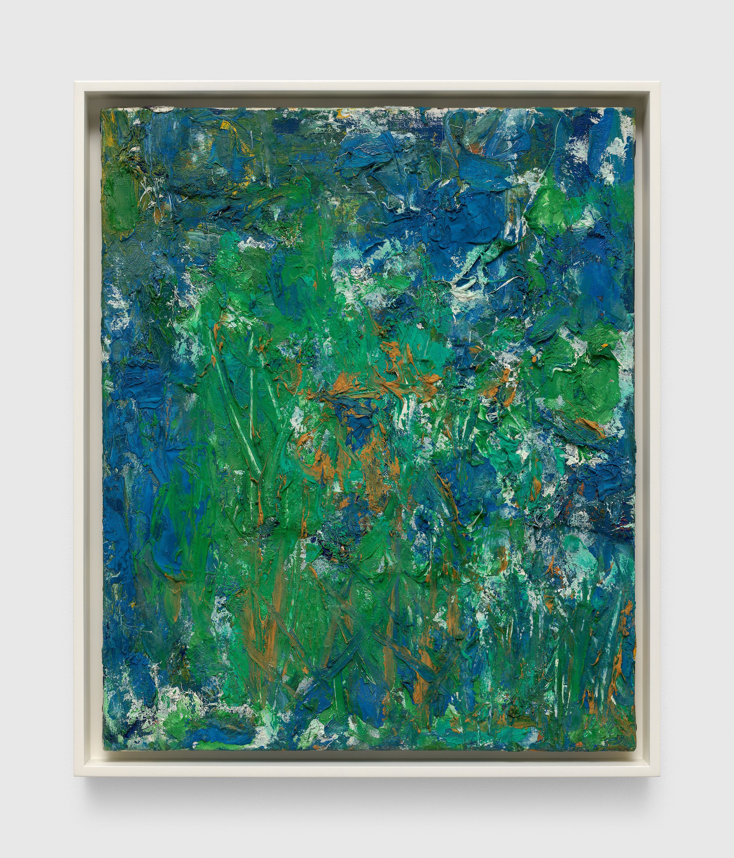 An untitled painting by Joan Mitchell, circa 1982.