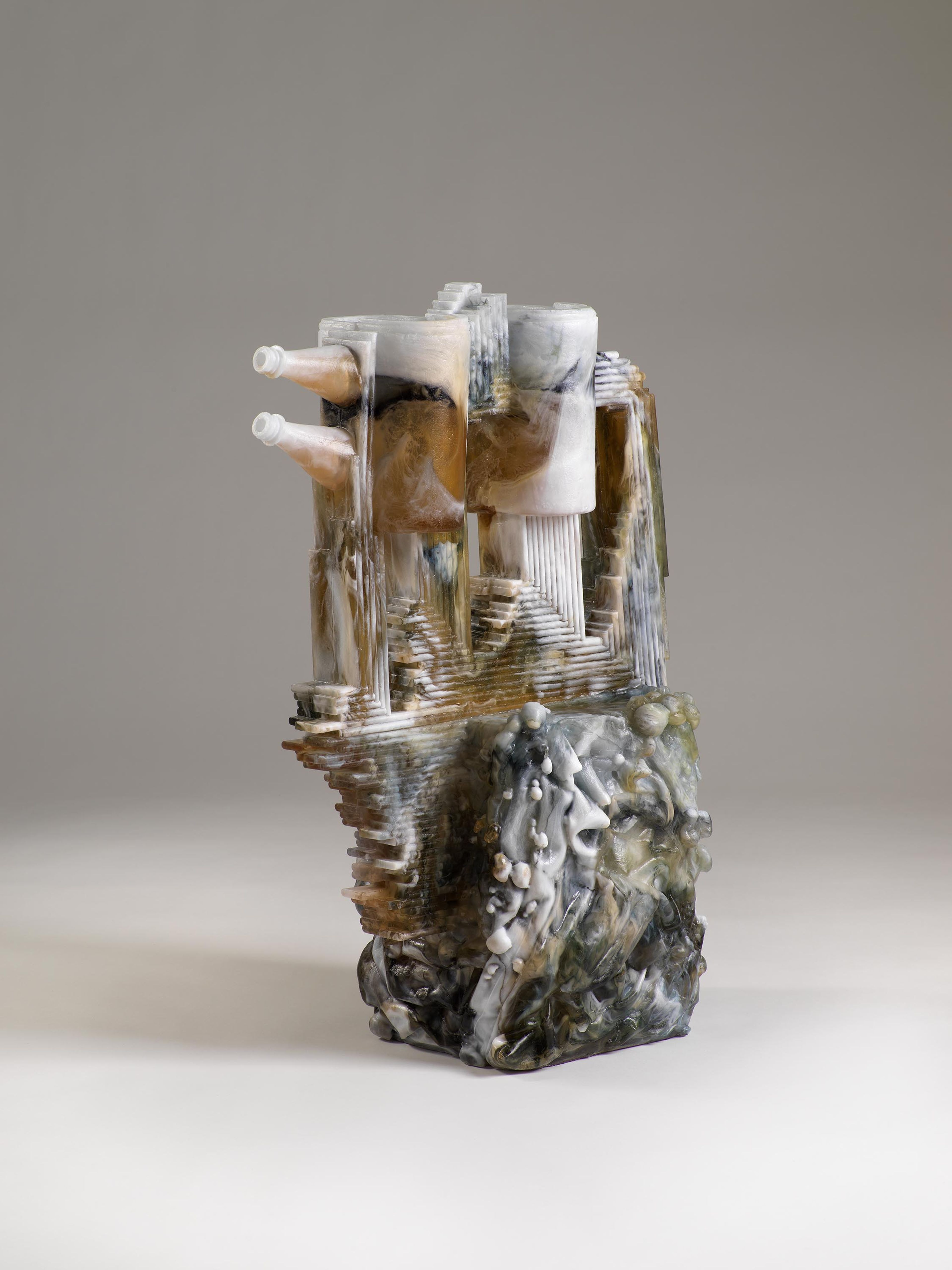 A sculpture by Andra Ursuta, titled Canopic Jerrycan, dated 2021.