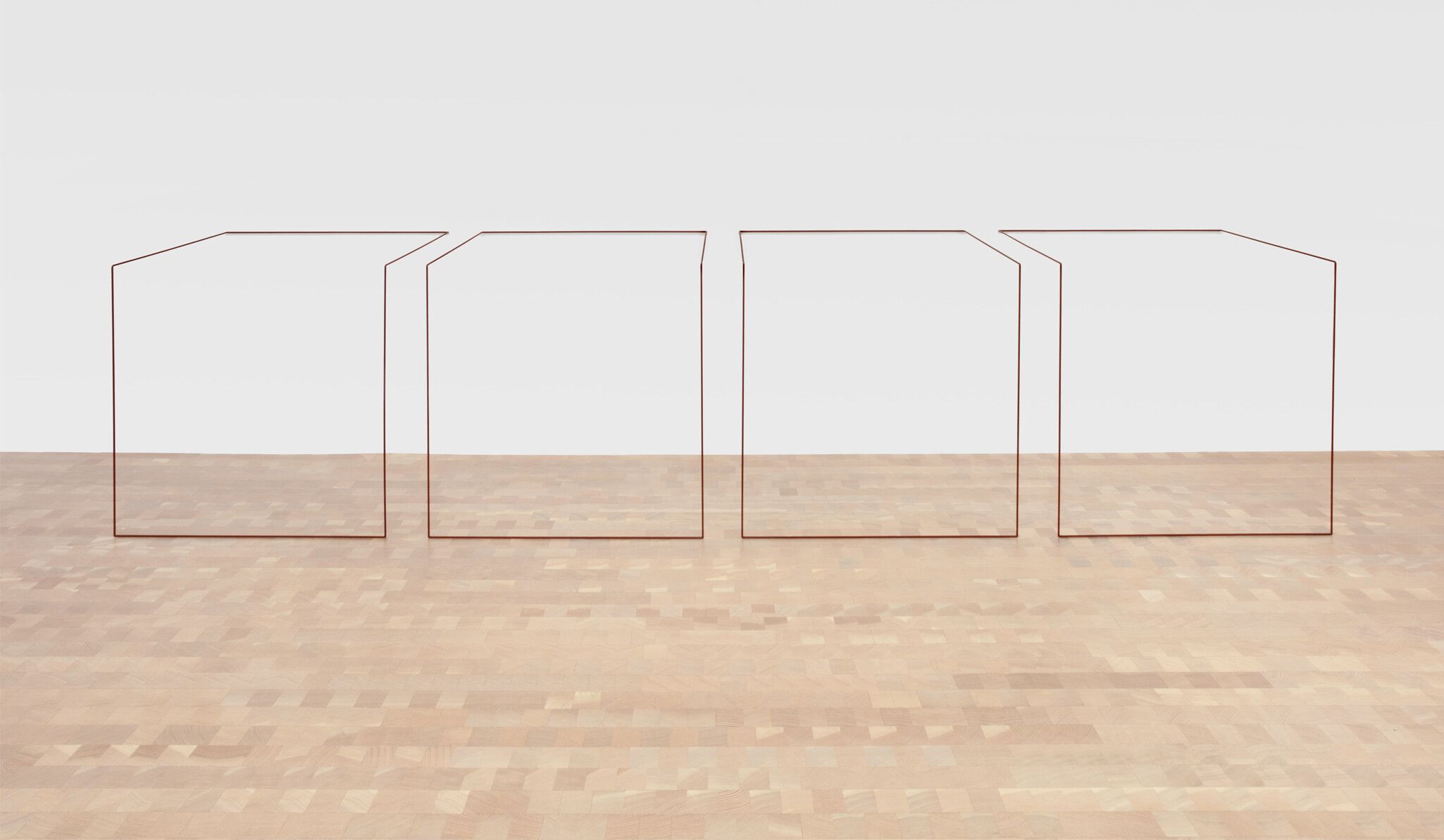 Glenstone installation view, Fred Sandback