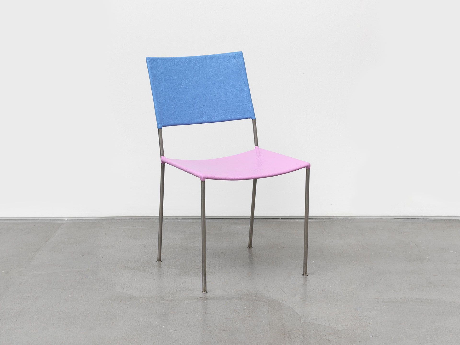 A furniture work by Franz West, titled Künstlerstuhl (Artist's Chair), dated 2006/2016