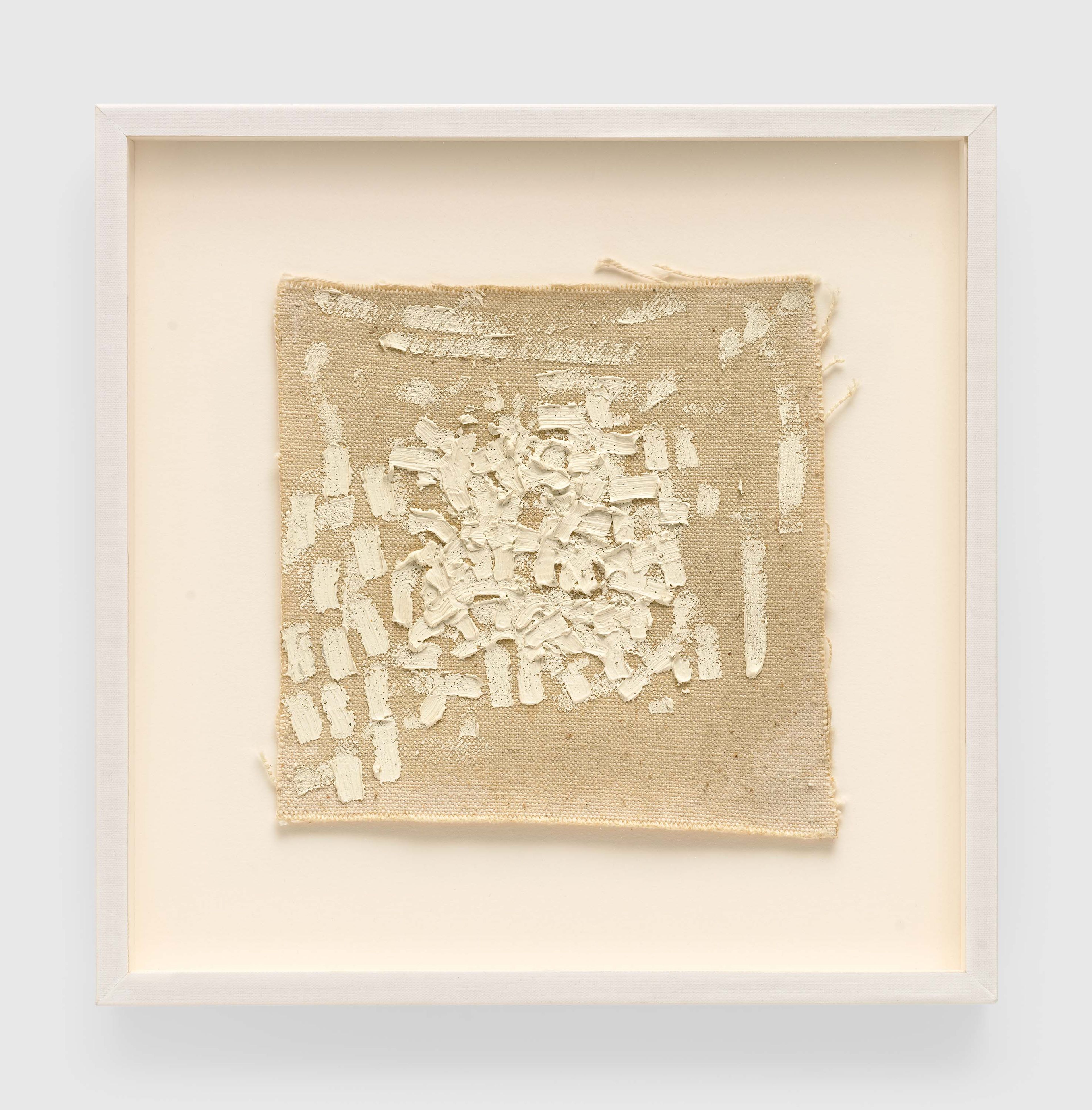 A painting by Robert Ryman, called Untitled Study, dated circa 1963.