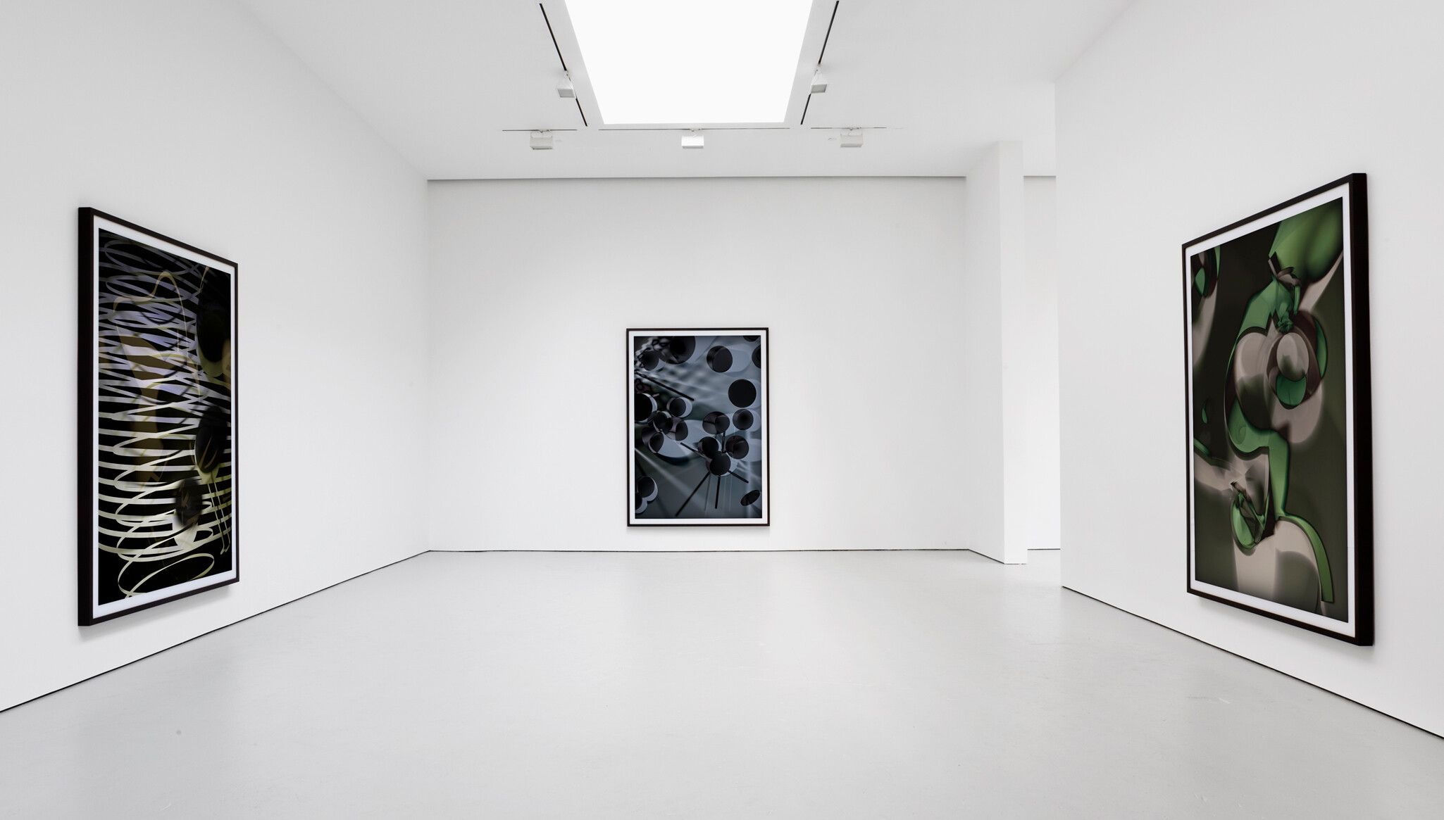 An Installation view, Thomas Ruff: photograms and ma.r.s., David Zwirner, New York, dated 2013