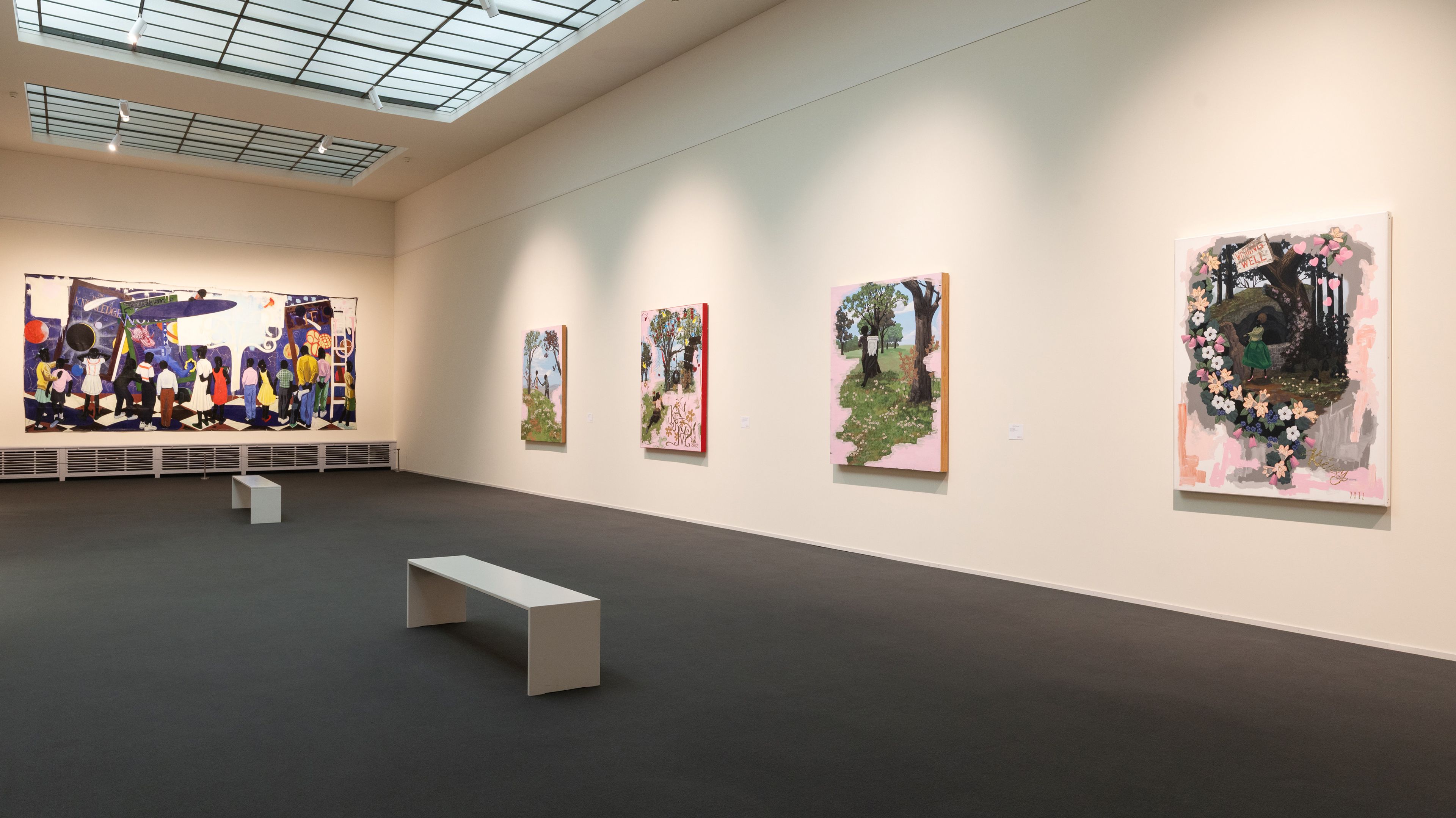 Installation view of the exhibition Kerry James Marshall: The Histories at Kunstaus Zürich in Zürich, dated 2026.