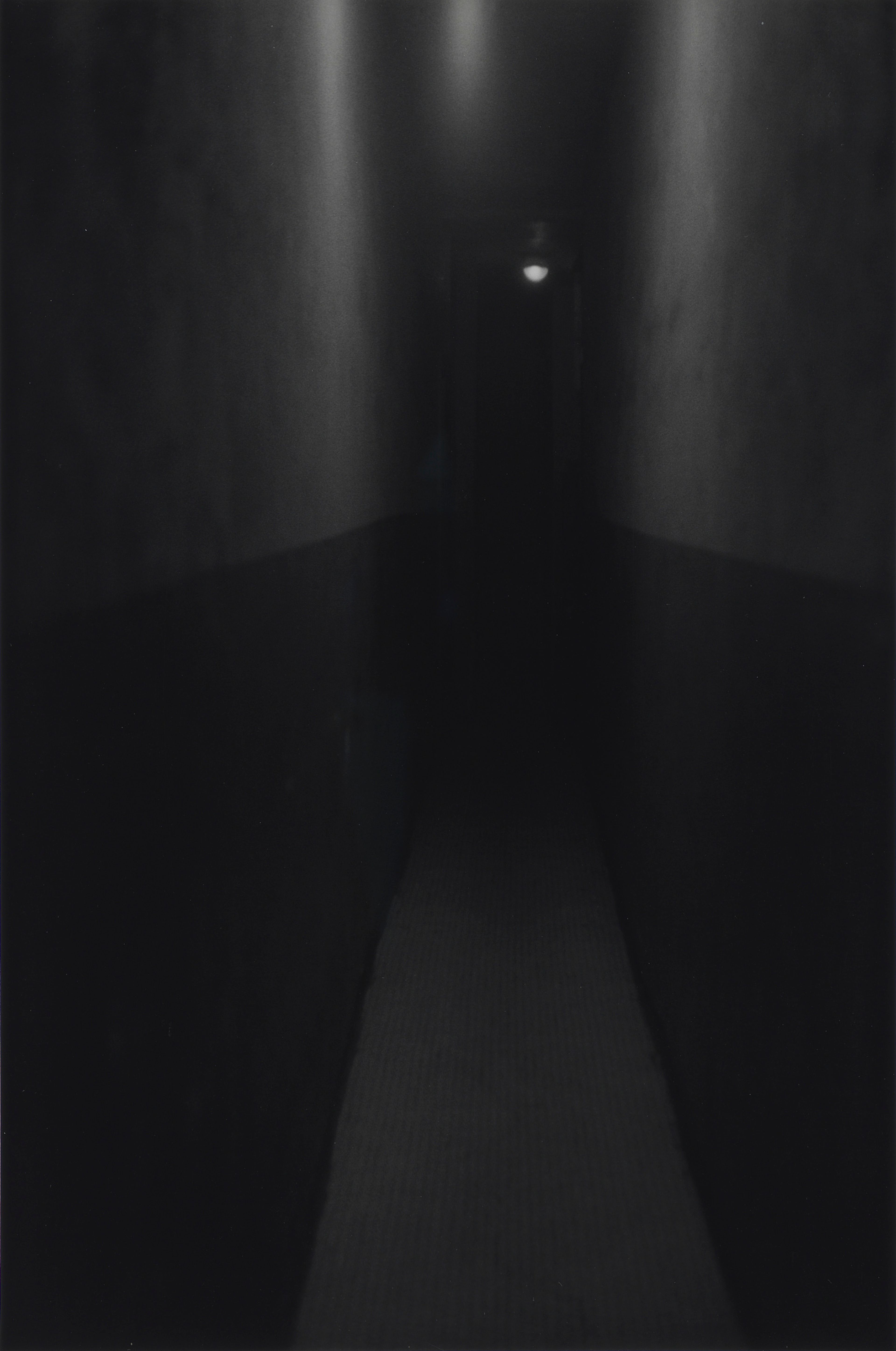 A photograph by Roy DeCarava, titled Hallway, dated 1953.