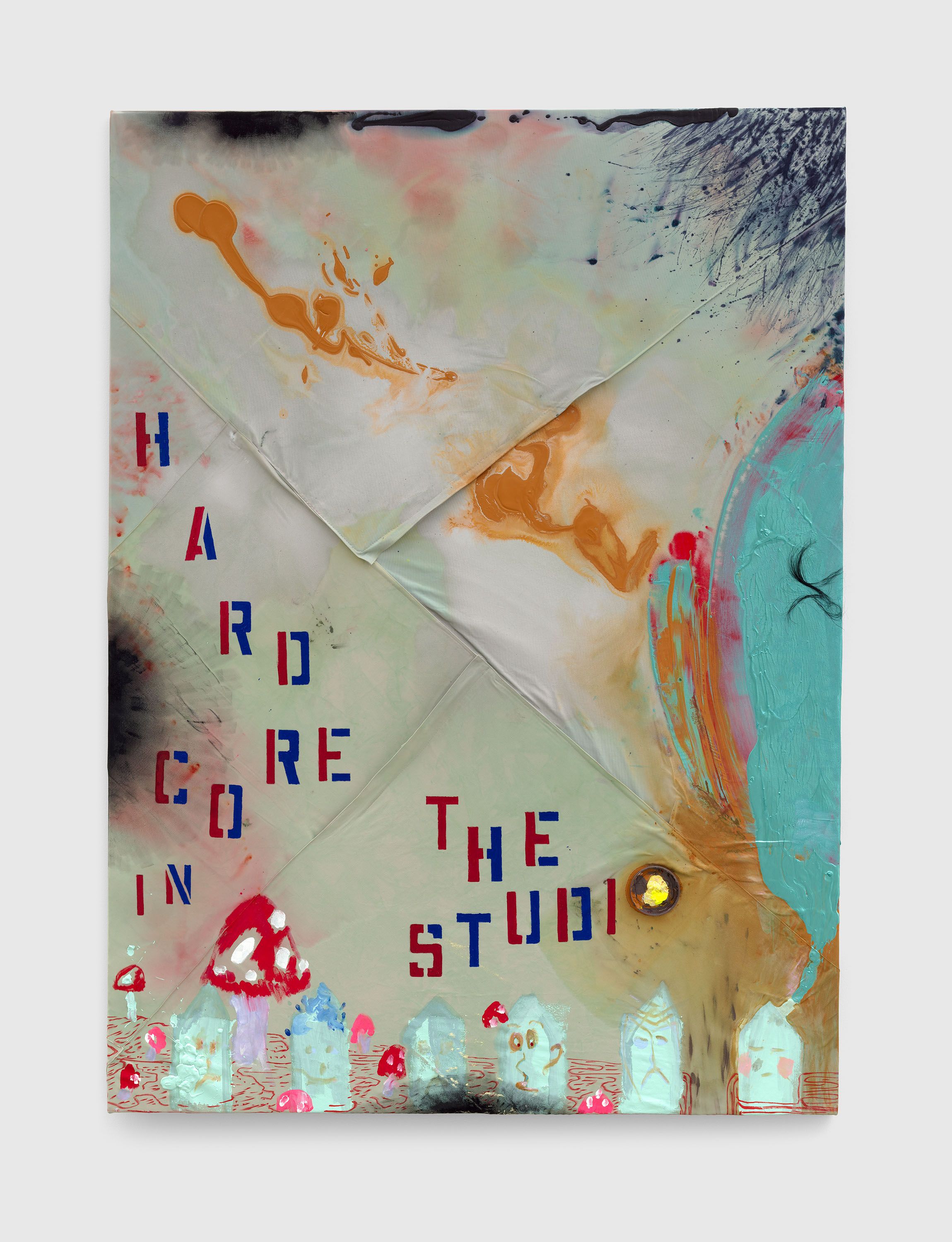 A mixed media artwork by Ei Arakawa, titled Nemesis Painting, dated 2022.