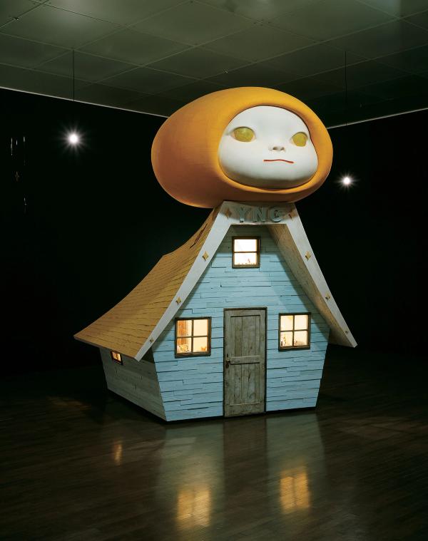 Yoshitomo Nara — Voyage of the Moon (Resting Moon)