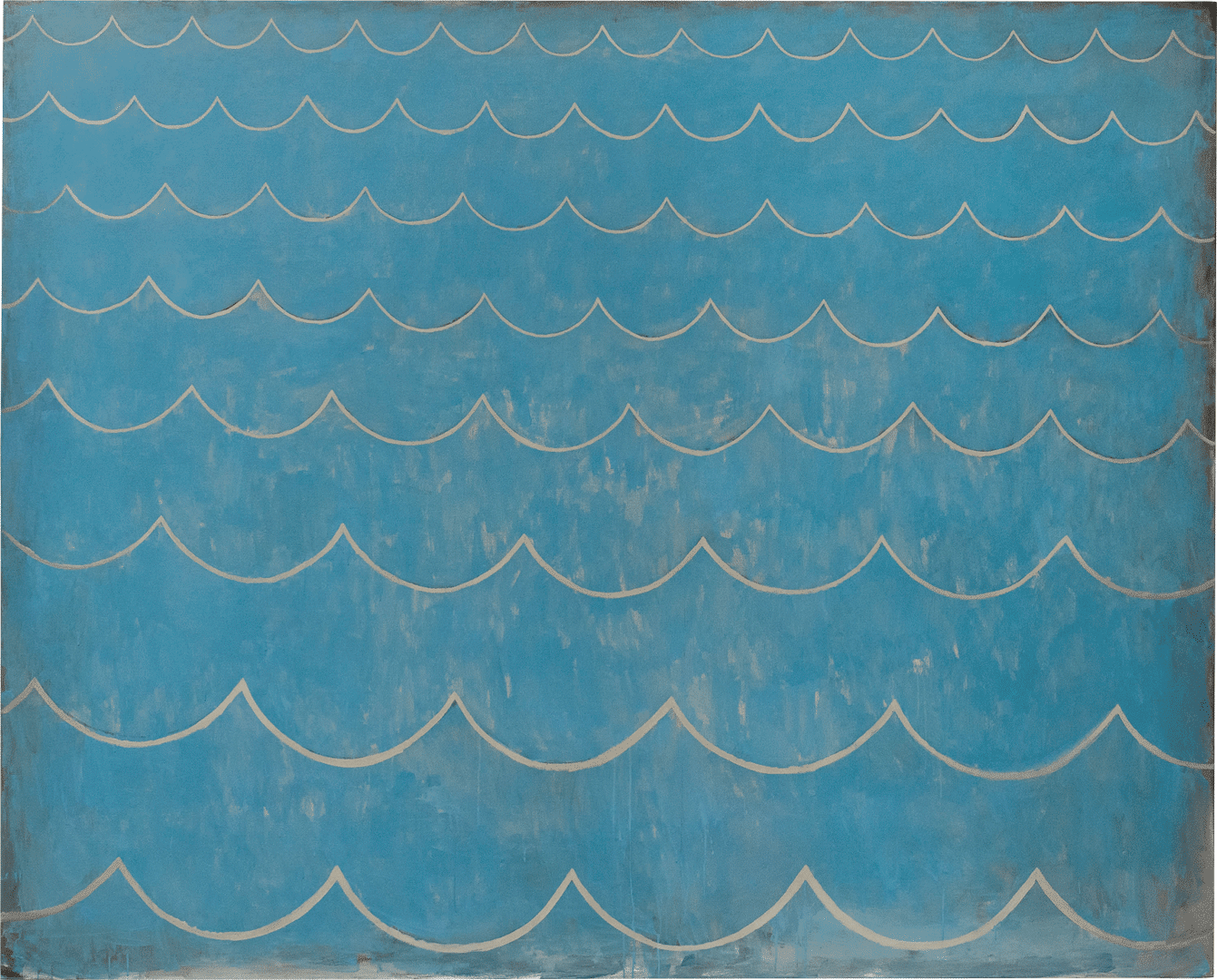 A painting by Loïc Raguénès titled Labre palloni, dated 2020.