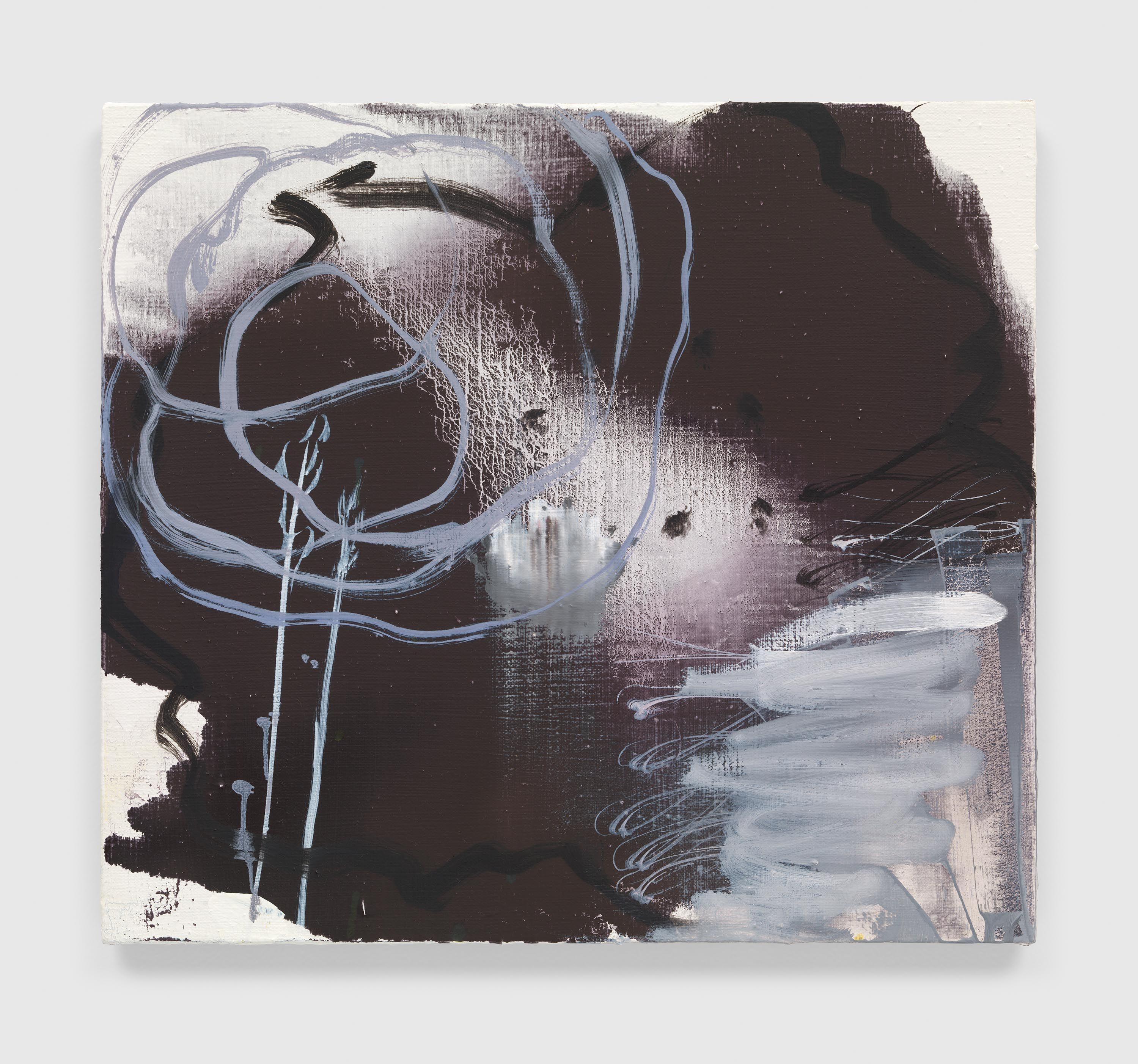 A painting by Emma McIntyre, titled Some pure word, dated 2023.