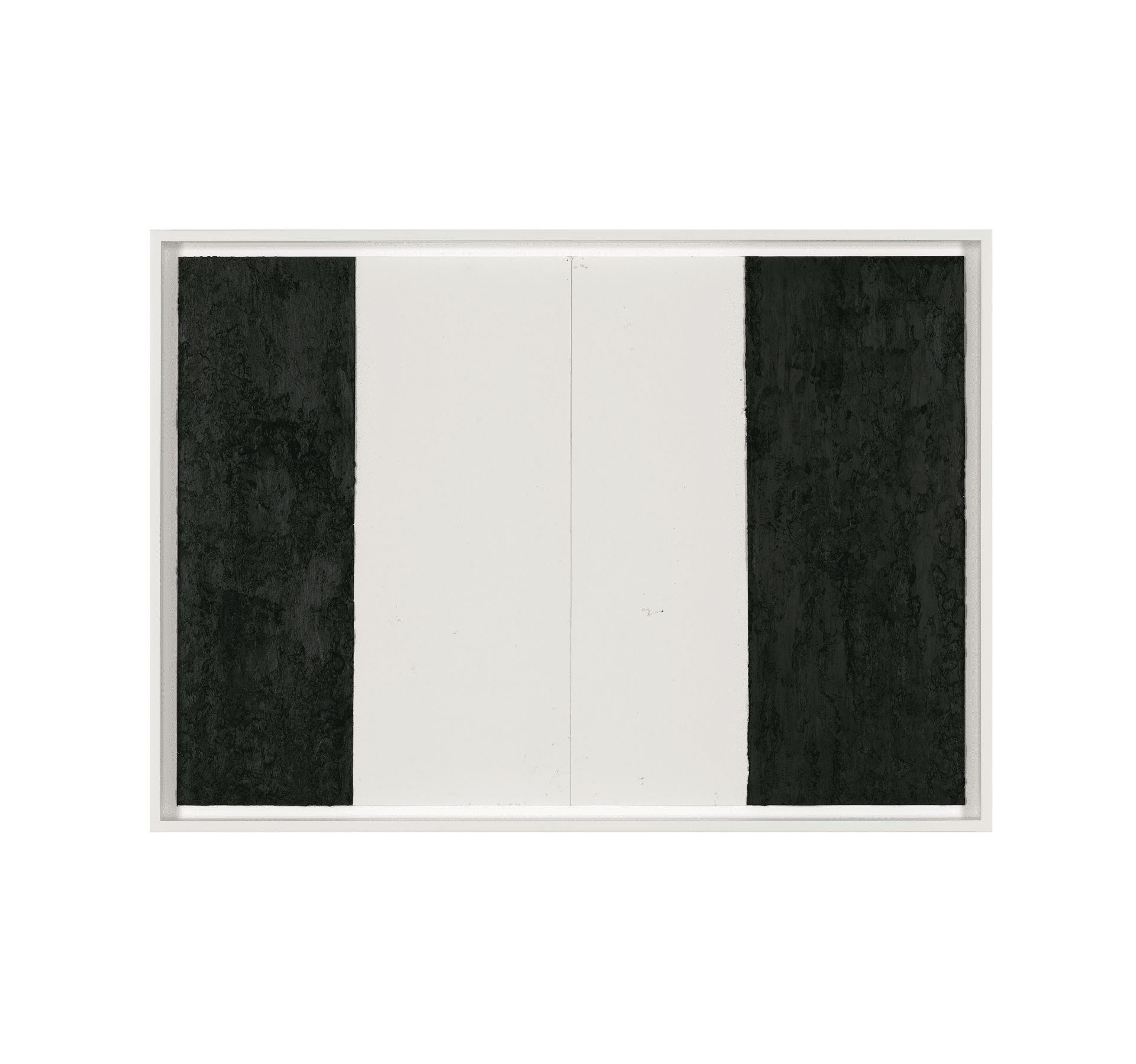 A drawing by Richard Serra, titled Cape Breton Horizontal Reversal #7, dated 2014.