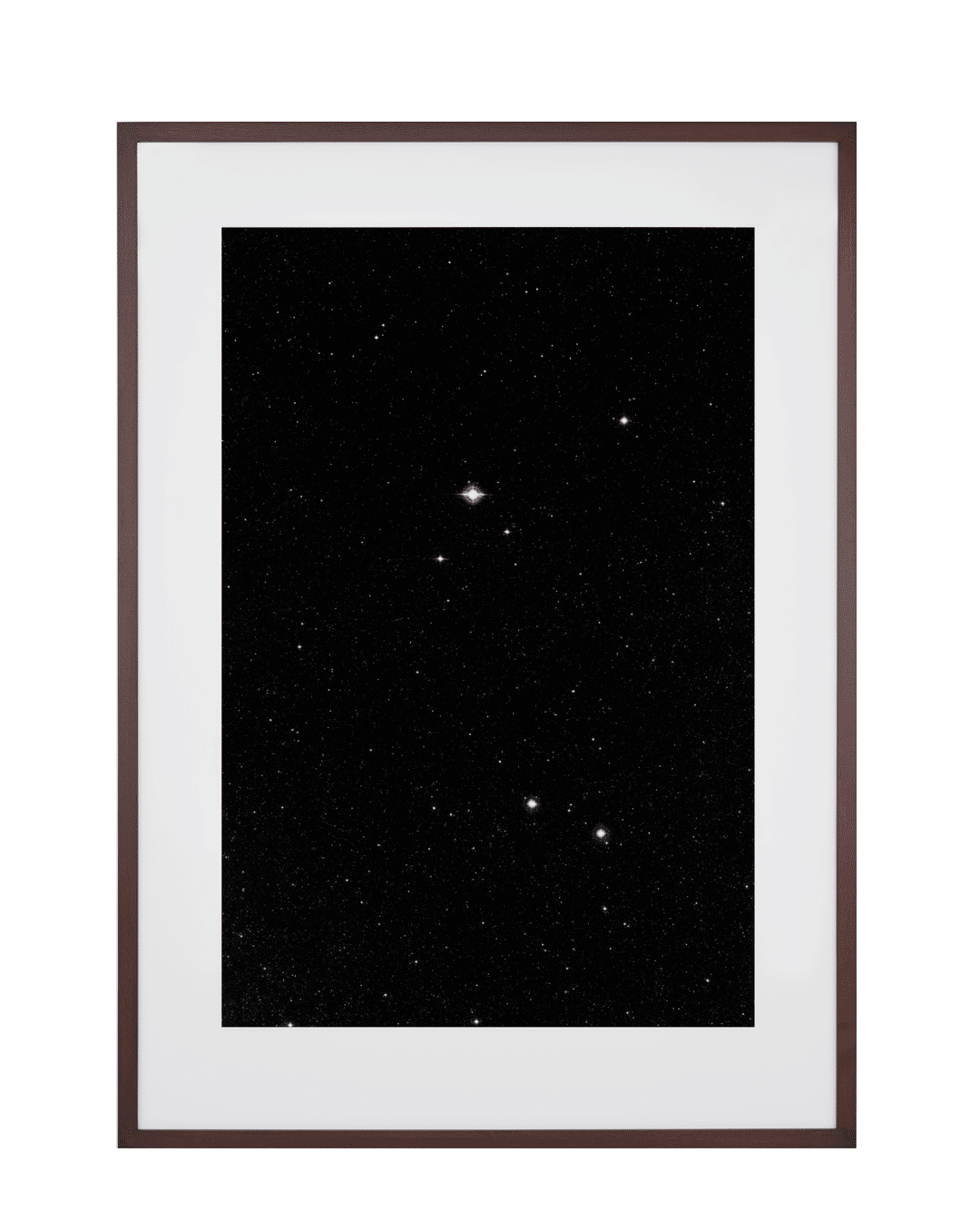 A photograph by Thomas Ruff, titled STE 1.49 (08h 52m / -60¬∞), dated 1992.
