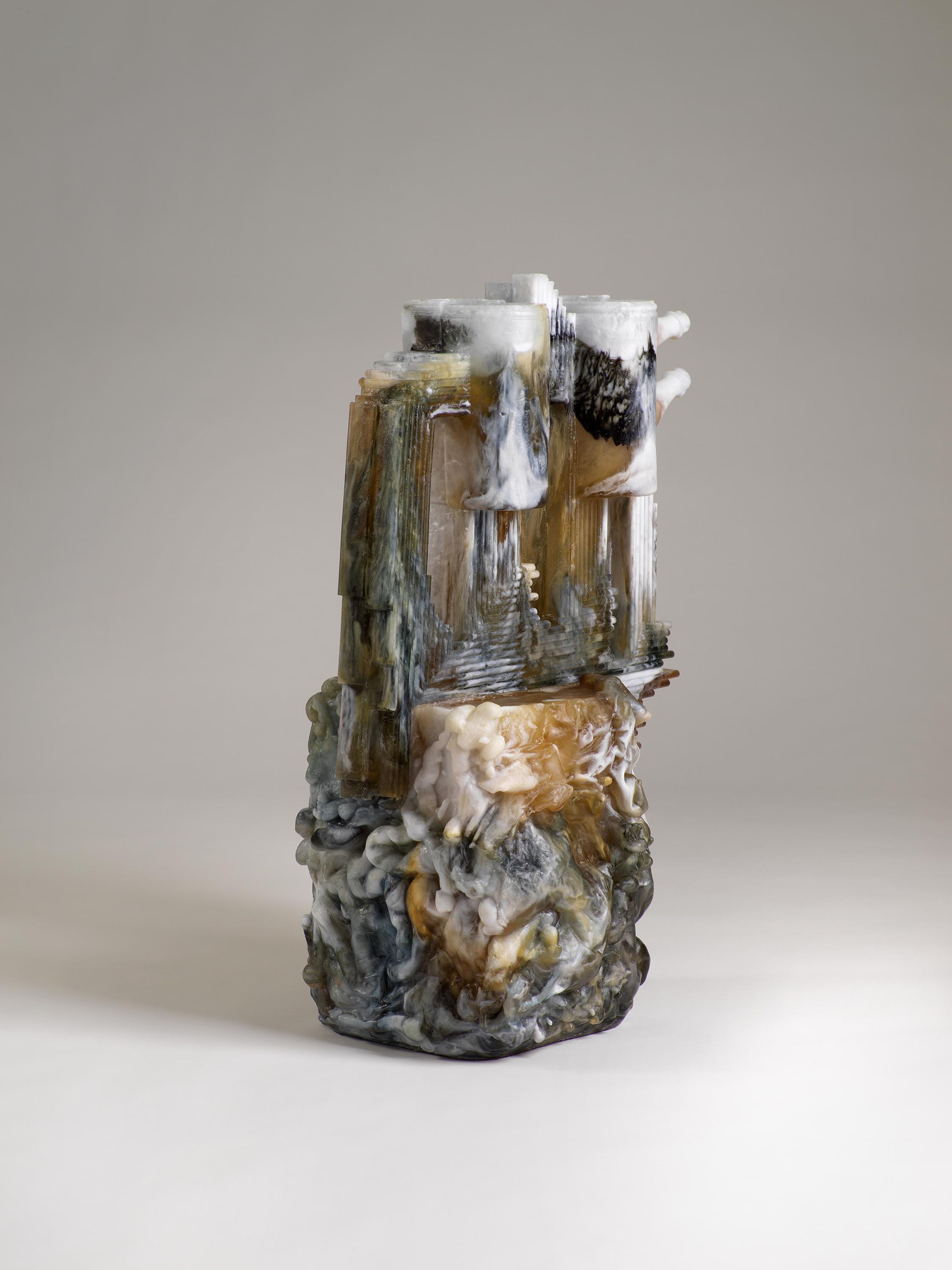 A sculpture by Andra Ursuta, titled Canopic Jerrycan, dated 2021.