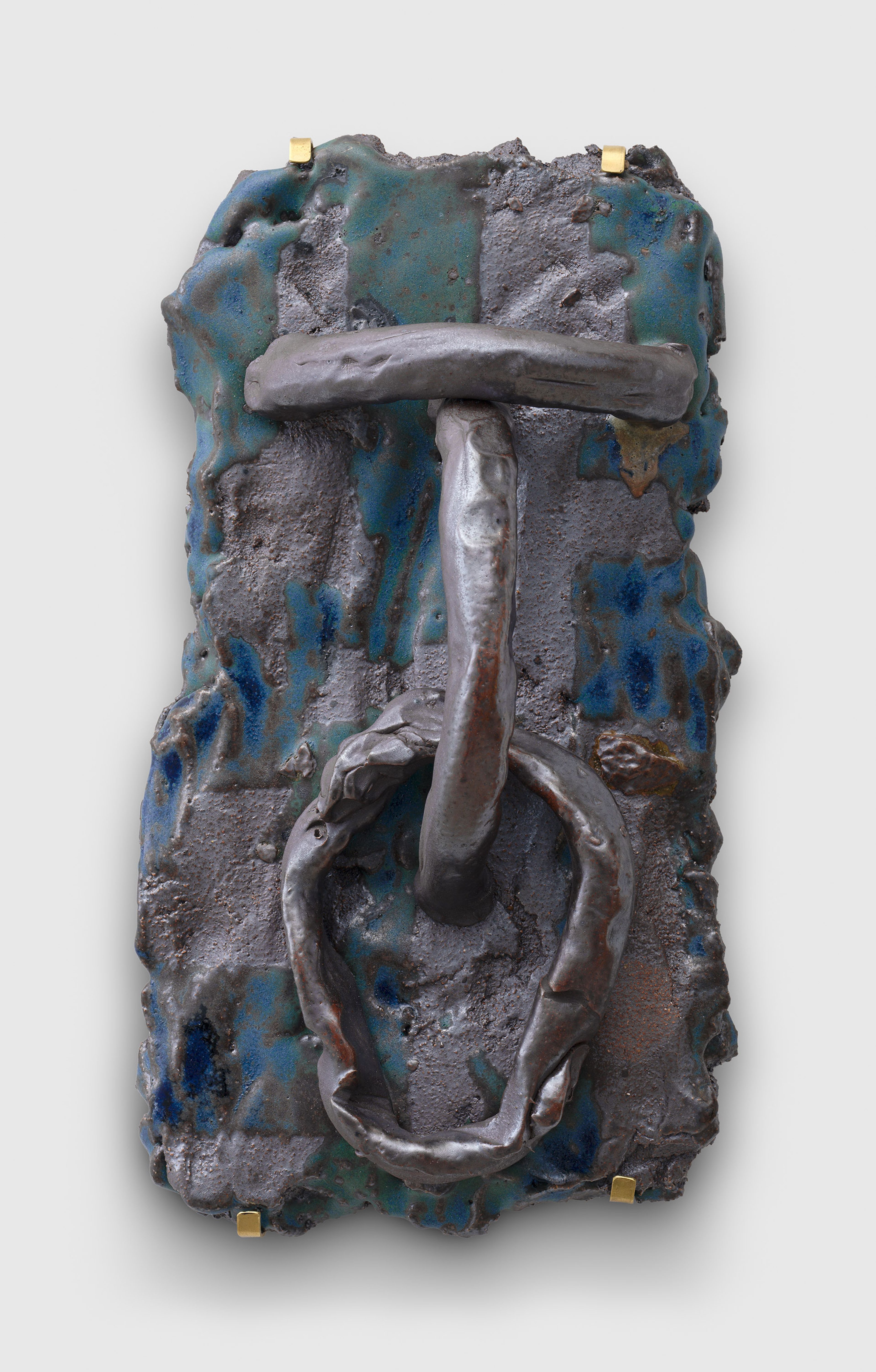 A sculpture by Arlene Shechet, titled Mask, dated 2025.