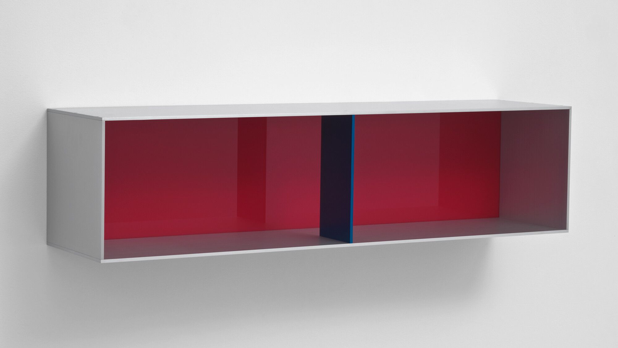 An untitled sculpture by Donald Judd, dated 1991