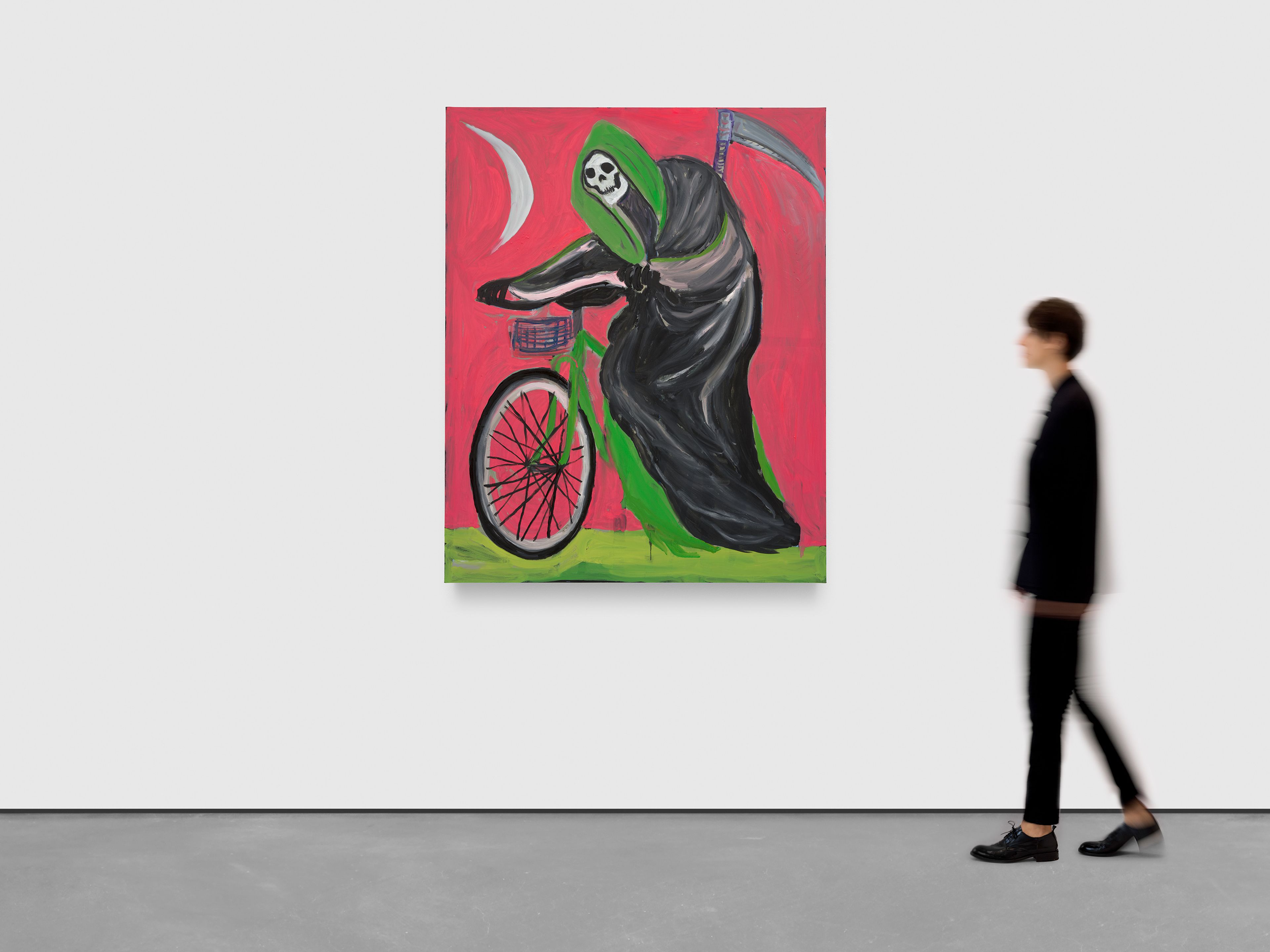 A painting by Josh Smith, titled Beautiful Life, dated 2025.