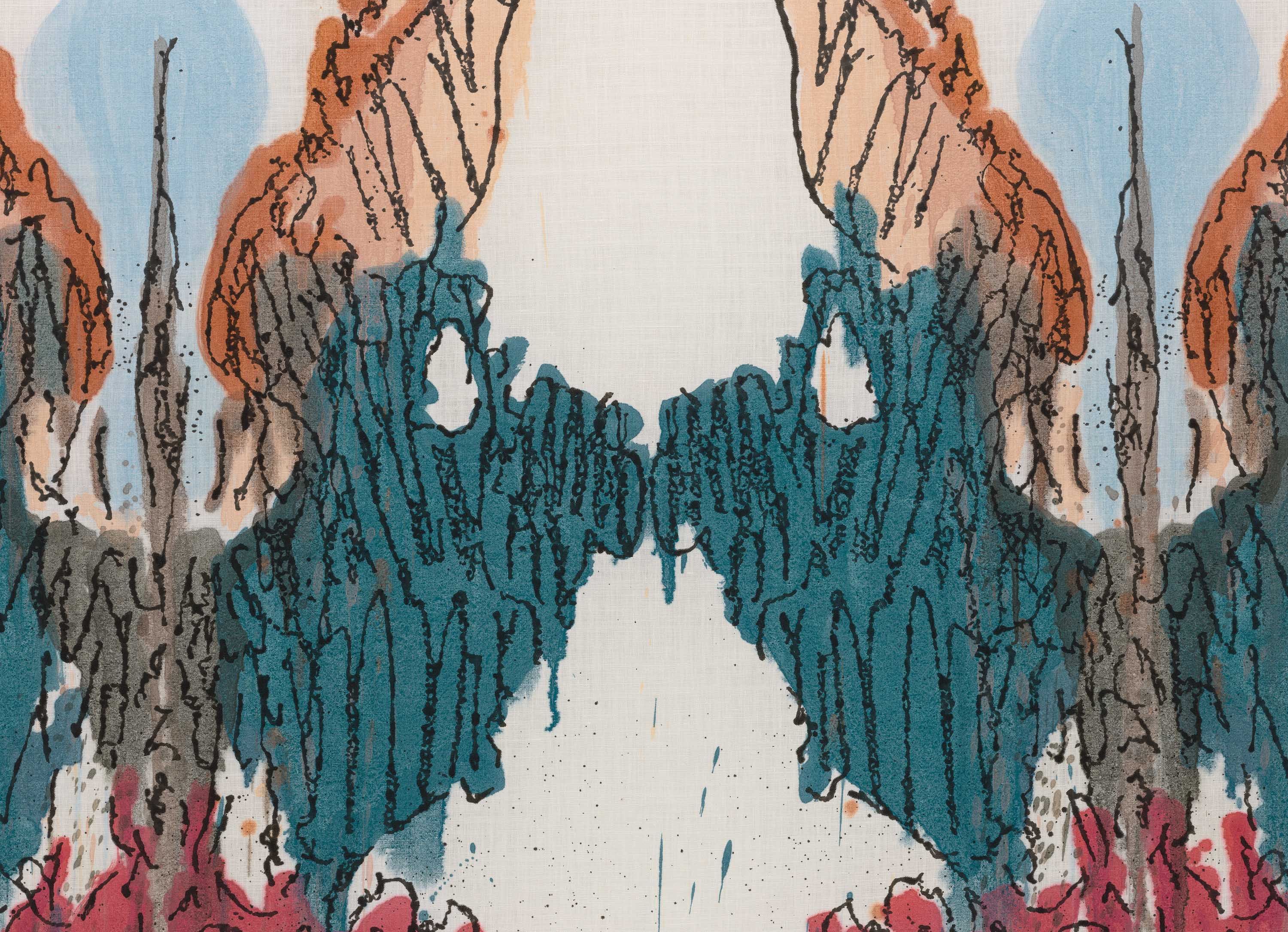 Detail view of You Can't Win by Nate Lowman, 2021