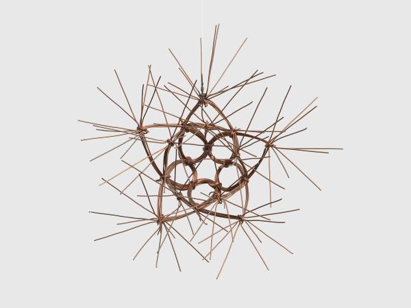 Ruth Asawa — Untitled (S.342, Hanging or Wall-Mounted Miniature Tied-Wire, Open-Center, Five-Petaled Form Based on Nature)