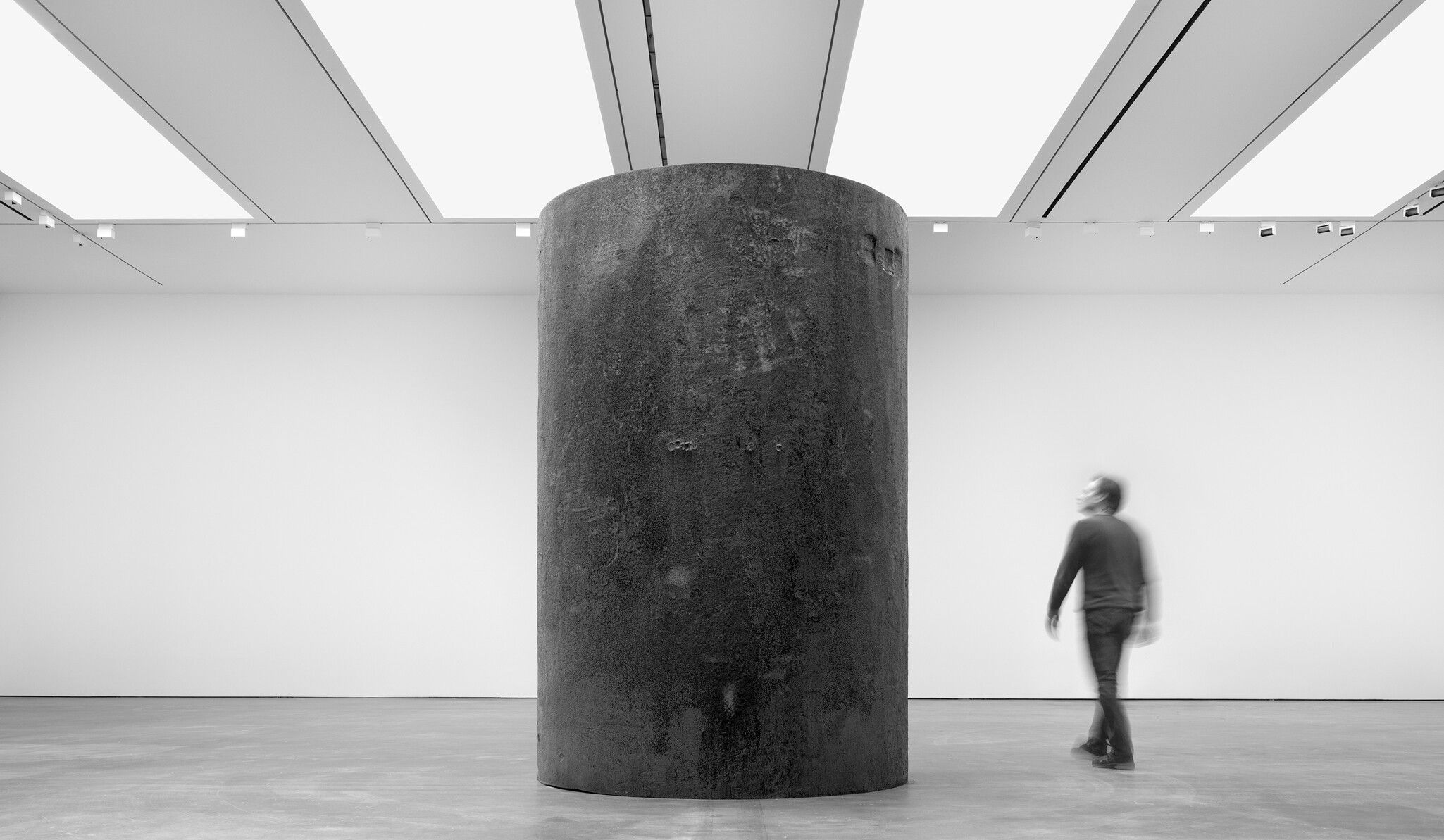 Installation view of Richard Serra: Sculpture at David Zwirner in New York, dated 2022