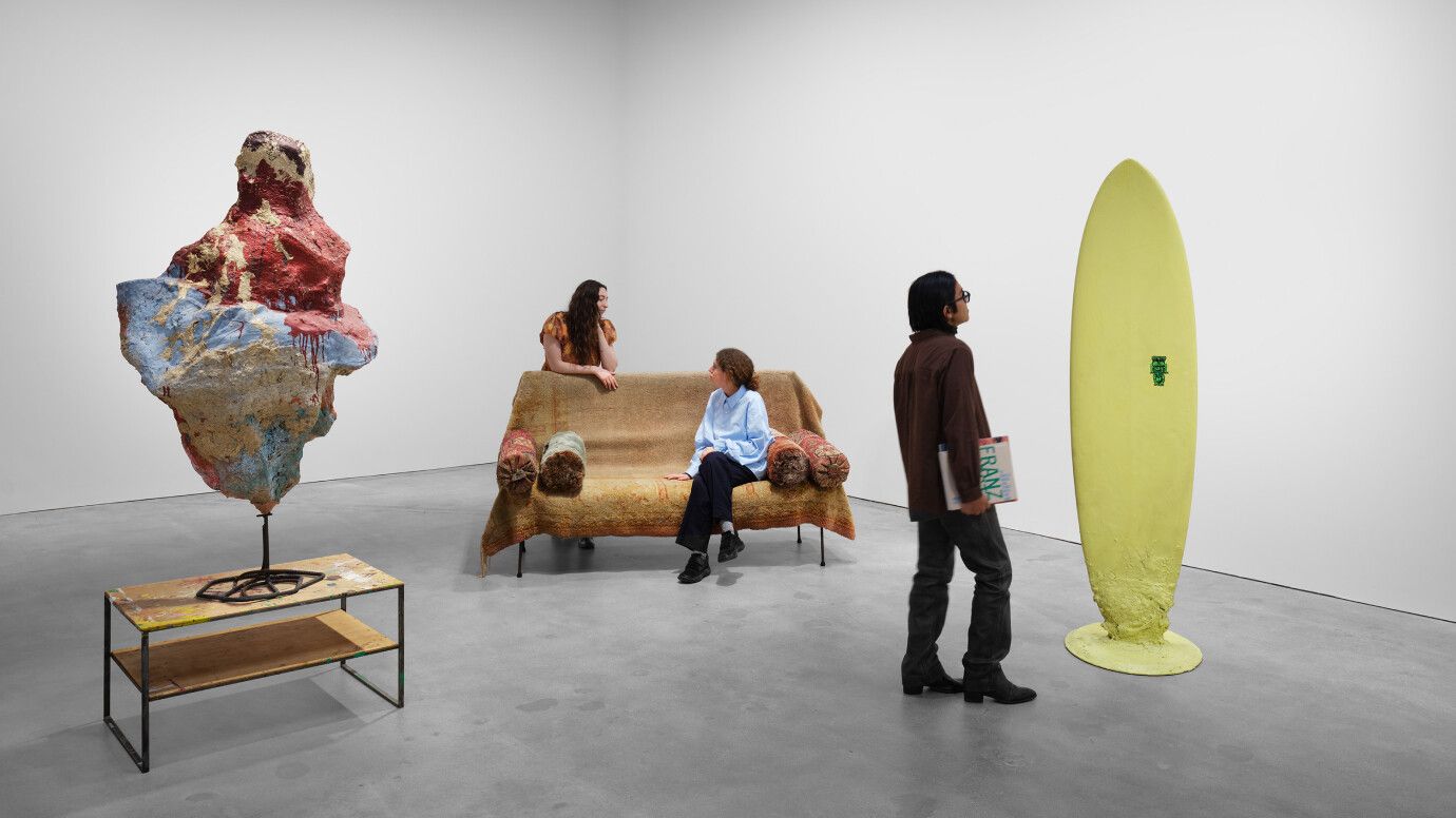 An Installation view, Franz West, David Zwirner, Los Angeles, dated 2023
