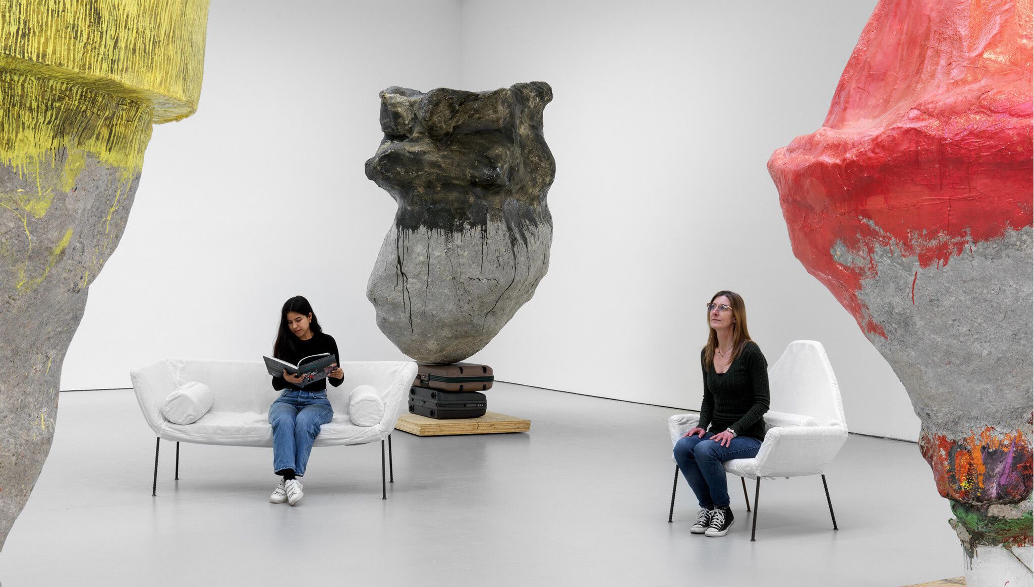 Installation of the exhibition Franz West: Echolalia at David Zwirner New York, dated 2023