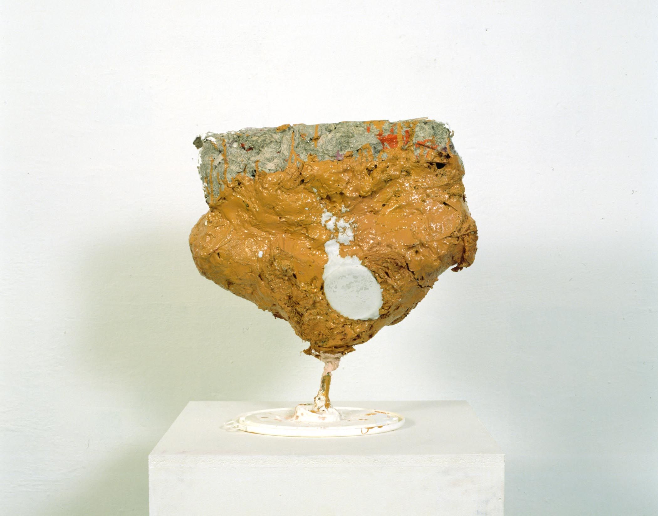 A sculpture by Franz West, titled Symbol, dated 1999.