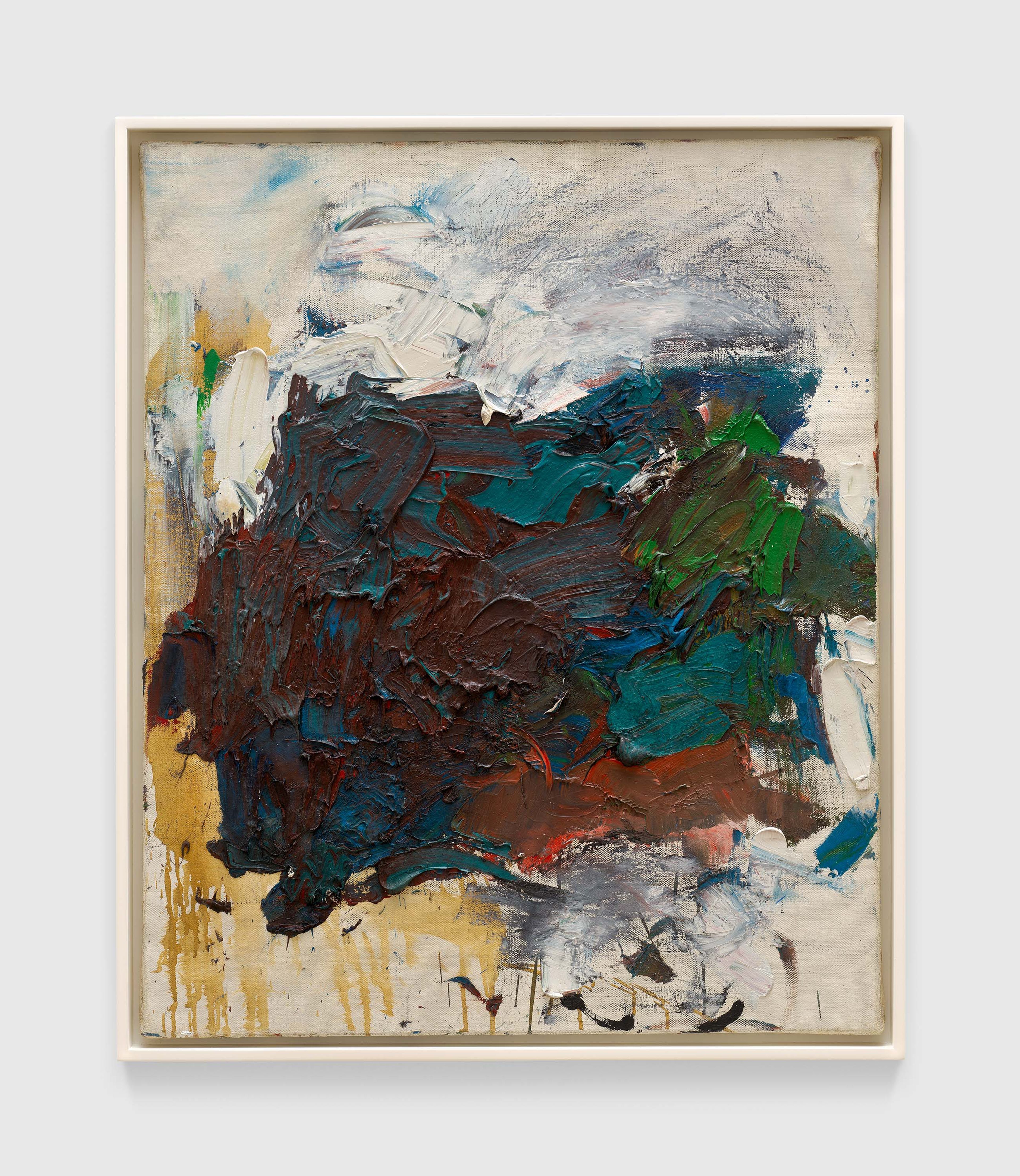 An untitled painting by Joan Mitchell, dated circa 1964.