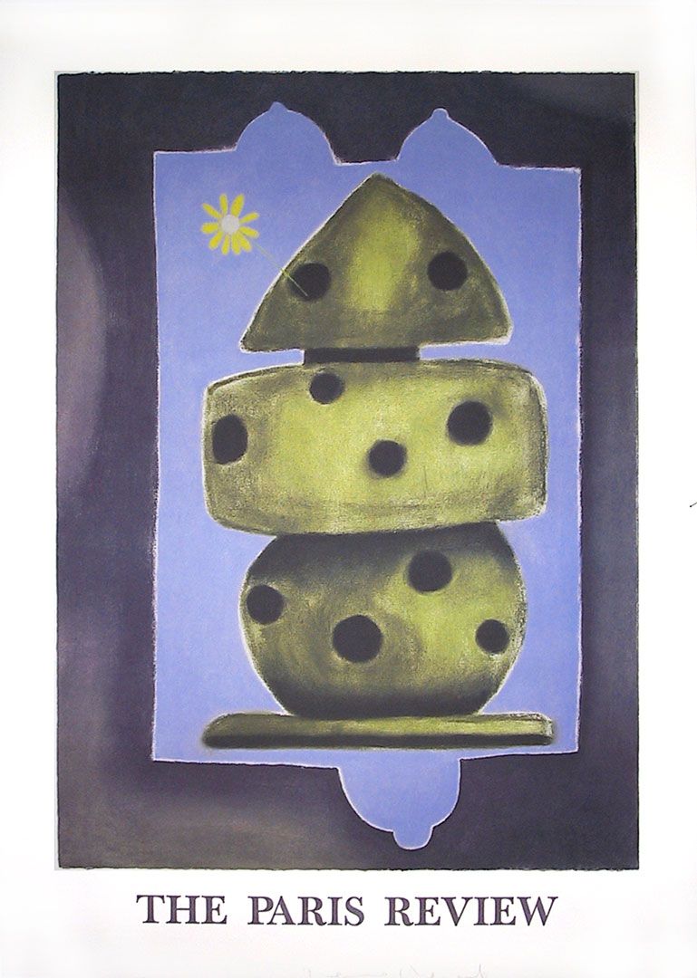 A print by Francesco Clemente, titled Untitled, dated 1990