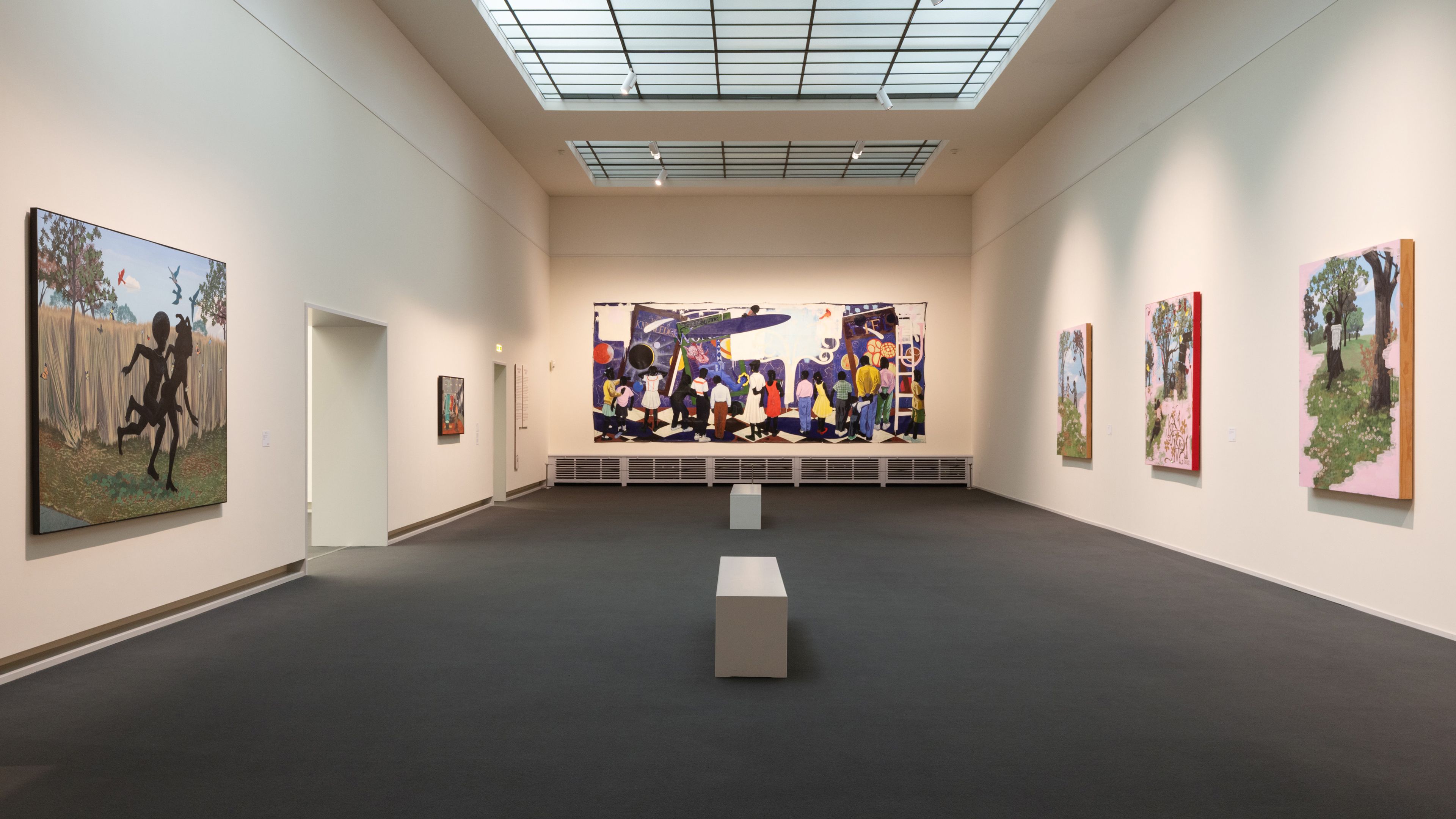 Installation view of the exhibition Kerry James Marshall: The Histories at Kunstaus Zürich in Zürich, dated 2026.