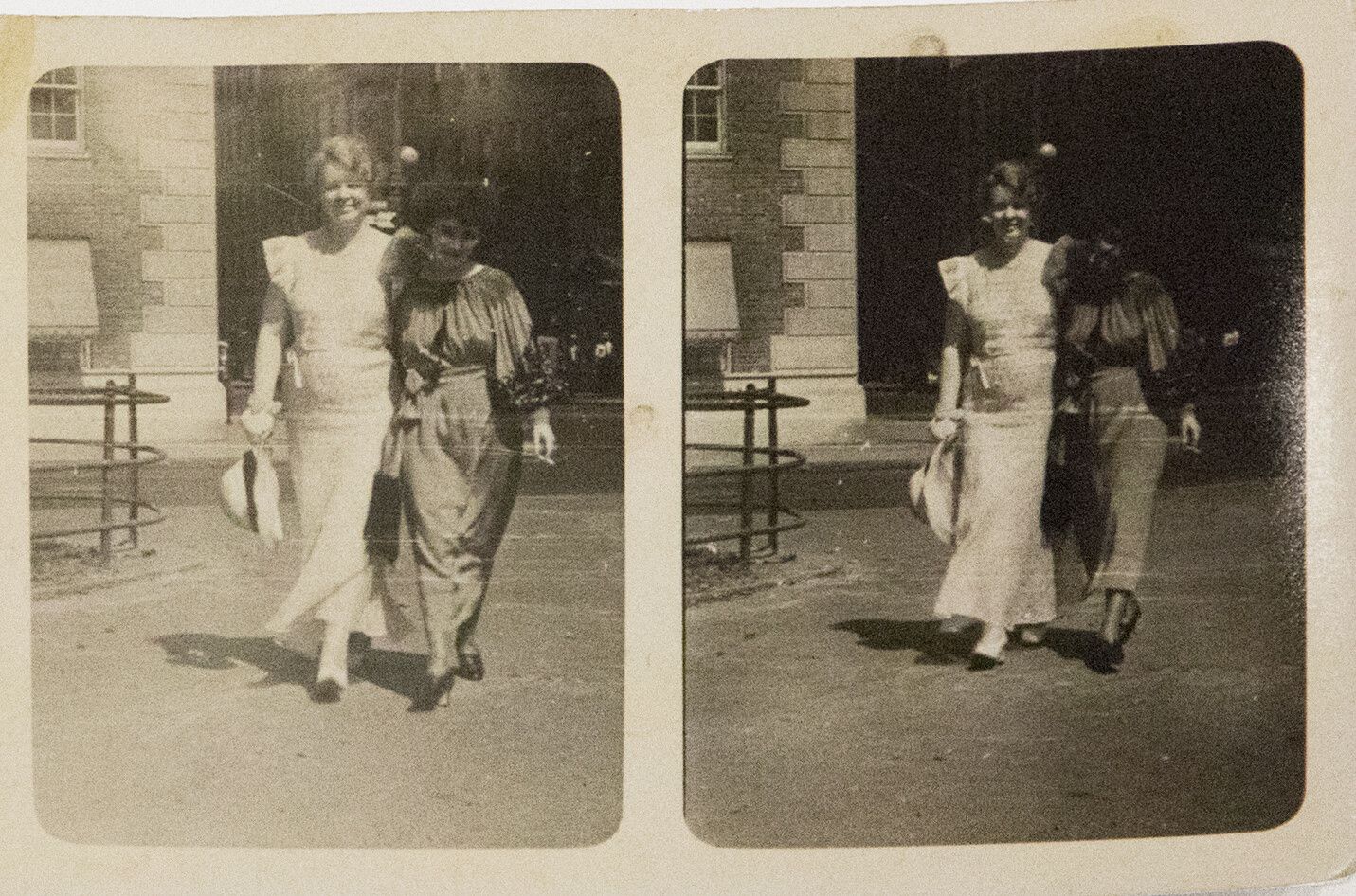 A photo of Alice Neel and Nadya Olyanova.