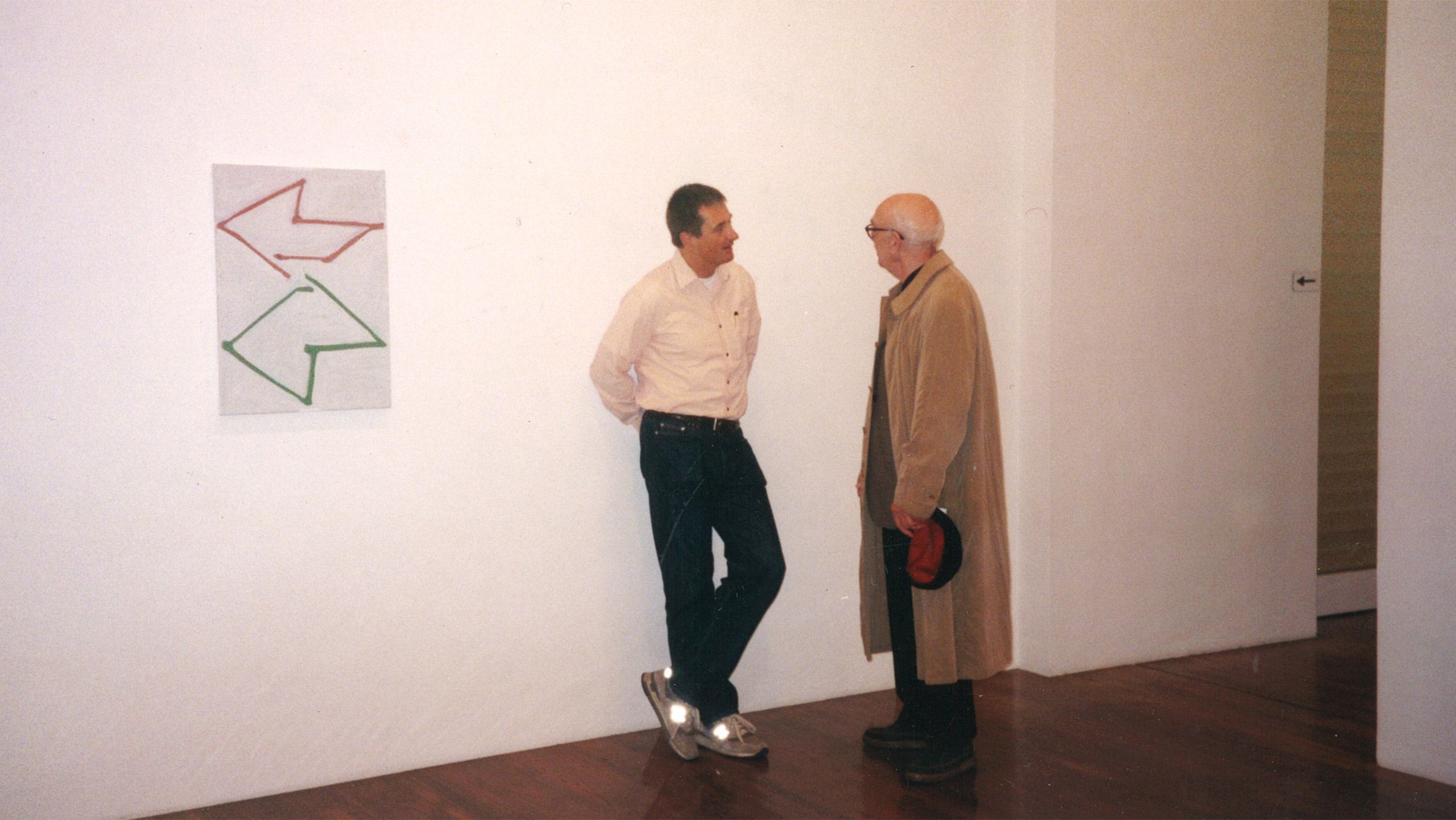 David Zwirner and Raoul De Keyser at Raoul De Keyser: Come on, play it again, David Zwirner, New York, dated 2001