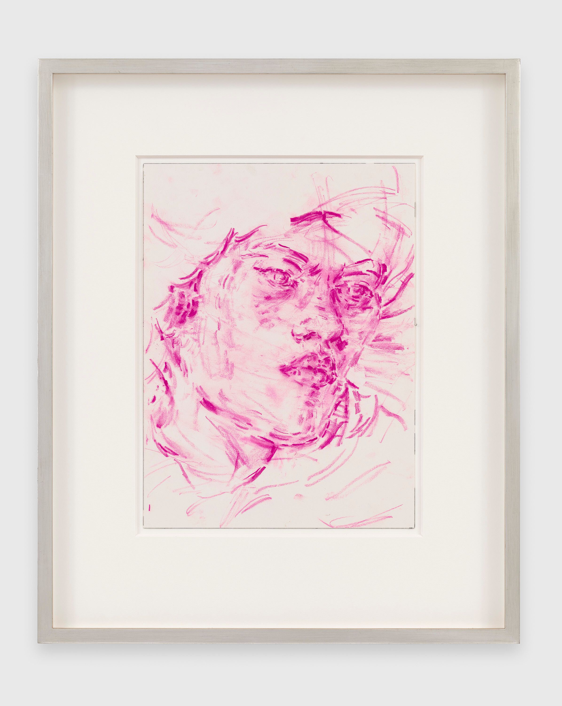 A work on paper by Elizabeth Peyton, titled Mai (Afterlife) after Sir Joshua Reynolds' Portrait of Omai, 1776, dated 2023.