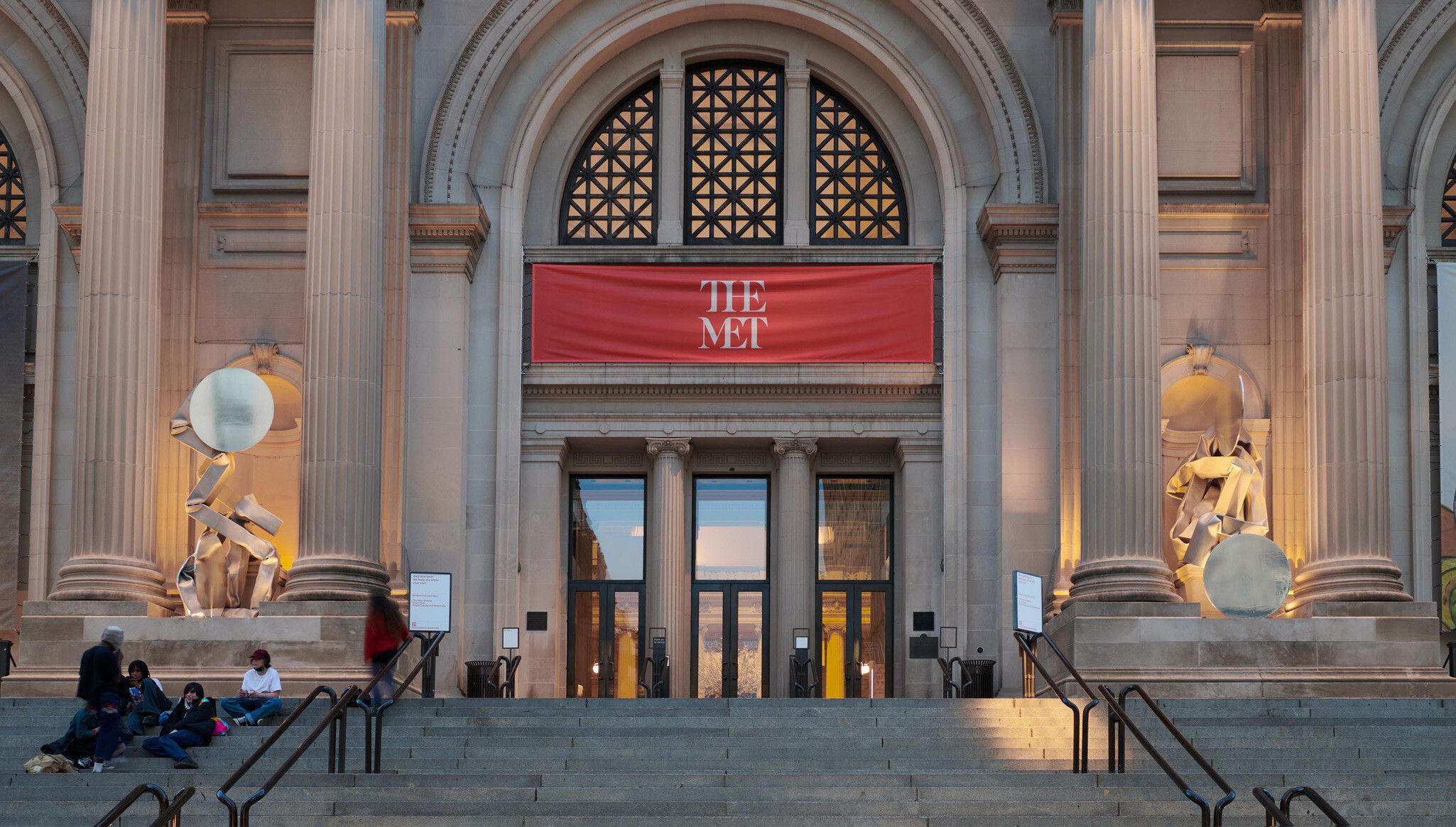 An Installation view, of Carol Bove: The séances aren’t helping, at The Metropolitan Museum of Art, in New York, dated 2021