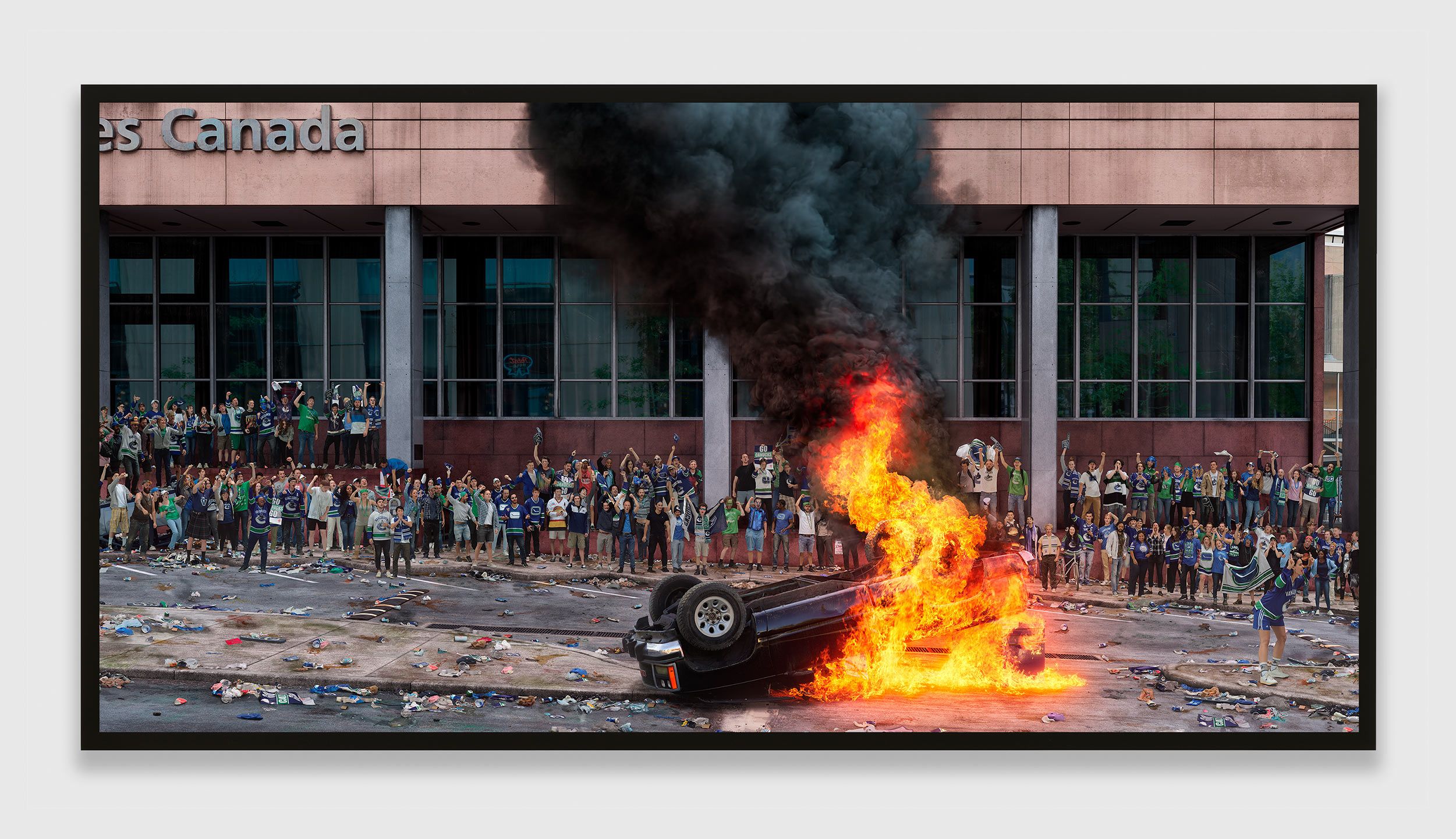 A photograph by Stan Douglas, titled Vancouver, 2011-06-15, dated 2021