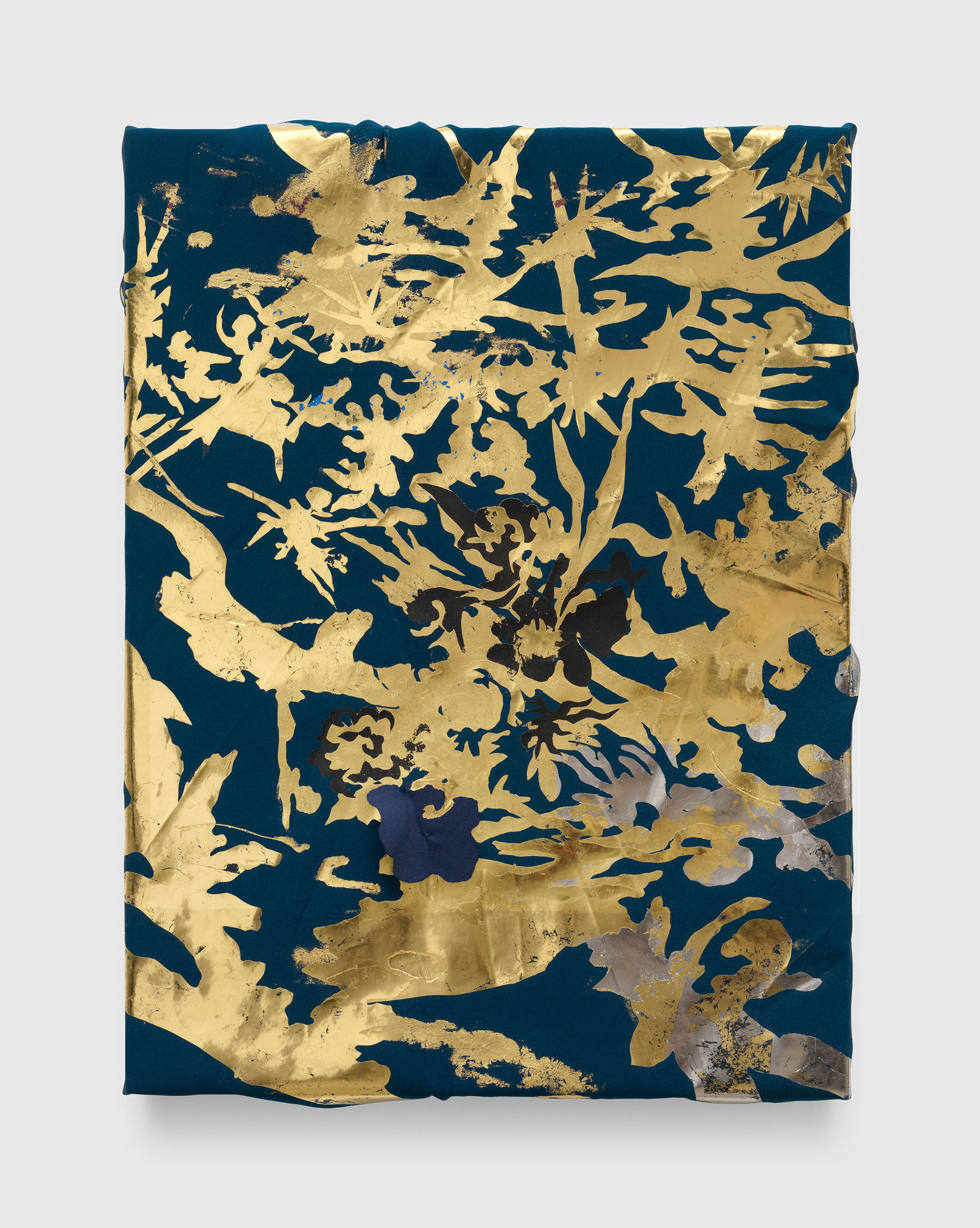 A mixed media work by Jim Hodges, titled an other dimension, dated 2025.