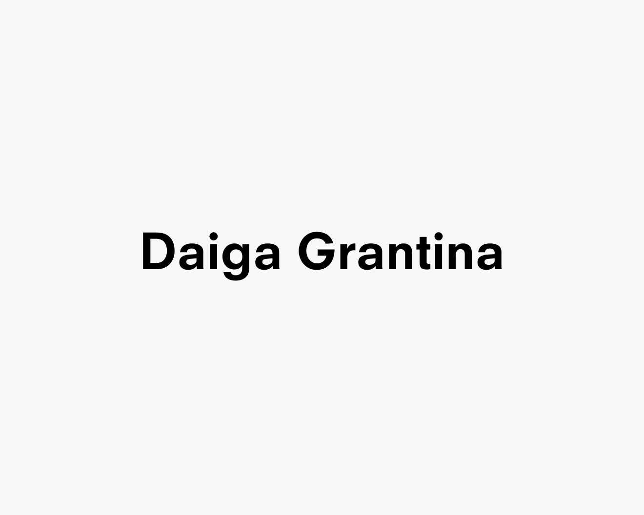 Text description reading Daiga Grantina
